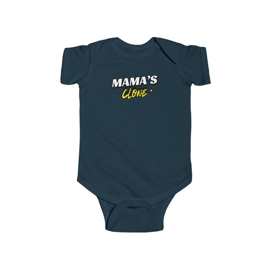 "Mama's Clone"- Newborn to 2 Year old Bodysuit - Adorable Baby Outfit for New Parents