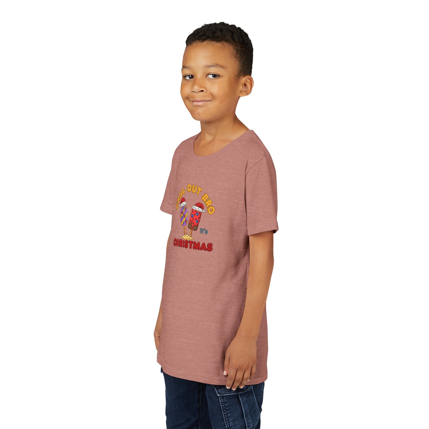 Chill Out Bro, It's Christmas- Young Adult- Popsicle Holiday Shirt