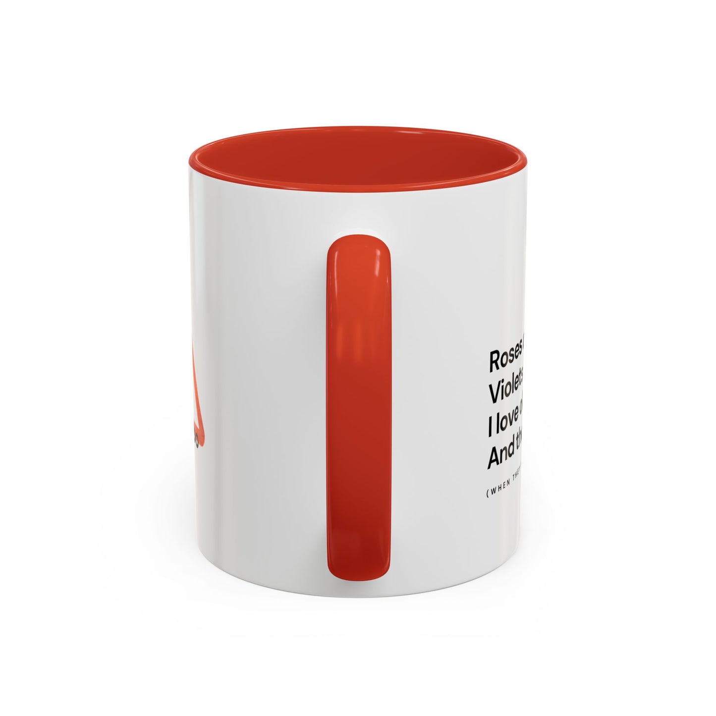 Funny 'I Love Old People' Accent Coffee Mug — Humorous Roses Are Red Poem Gift