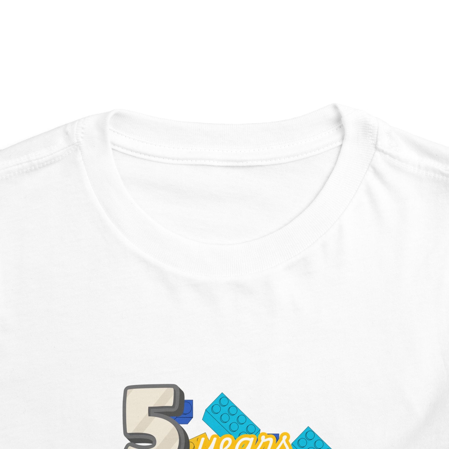 5 Years of Awesome-ness Lego Tee — Birthday Shirt for 5-Year-Olds