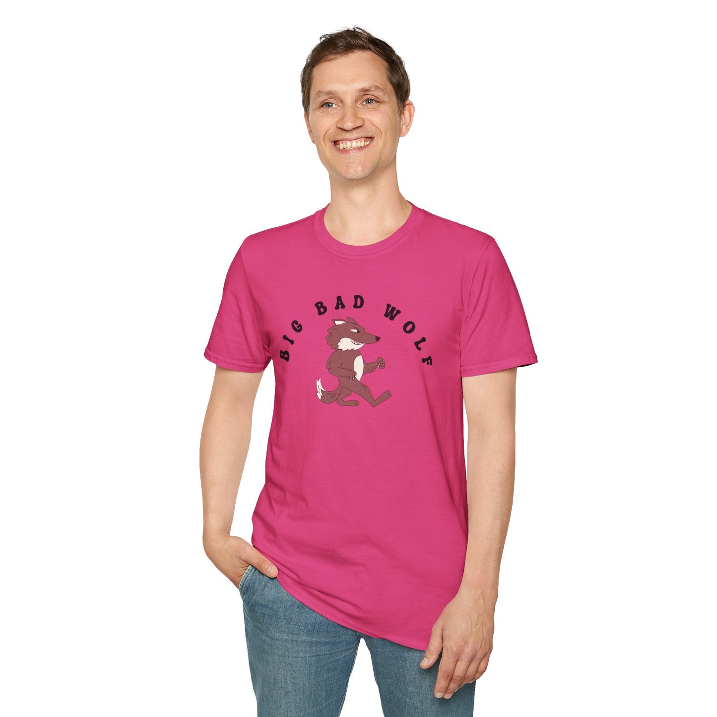 Family Matching- Three Little Pigs- Adult Big Bad Wolf T-Shirt - Sizes XS-4XL