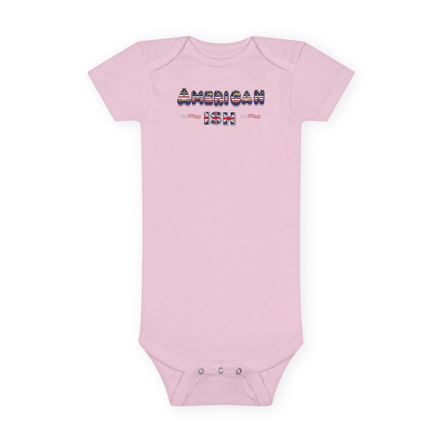 American-ish Baby Onesie | Cute Baby Shower Gift, Infant Clothes, Newborn Outfit, Toddler Apparel, Patriotic Babywear