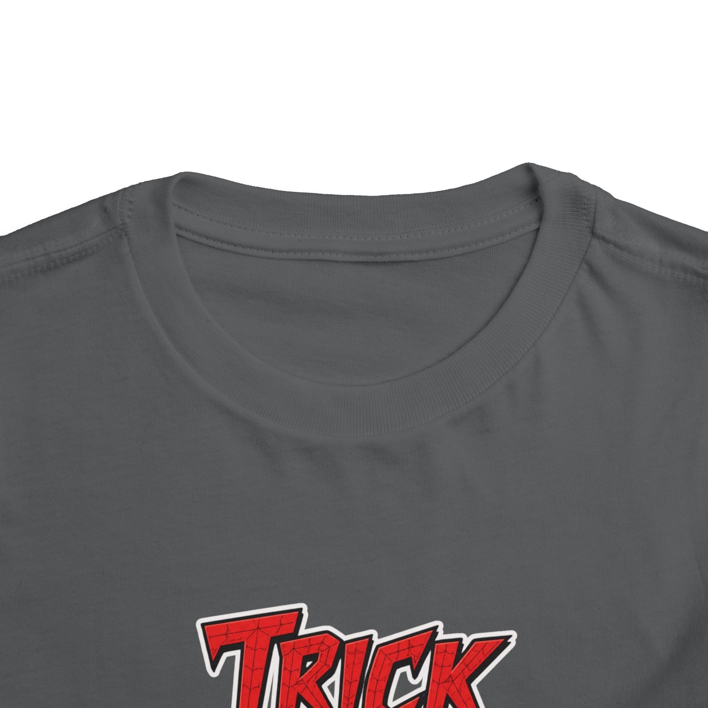 Triplet Toddler - Spiderman Shirt — "Trick or Triplets" Halloween Graphic (2 to 5 years old)