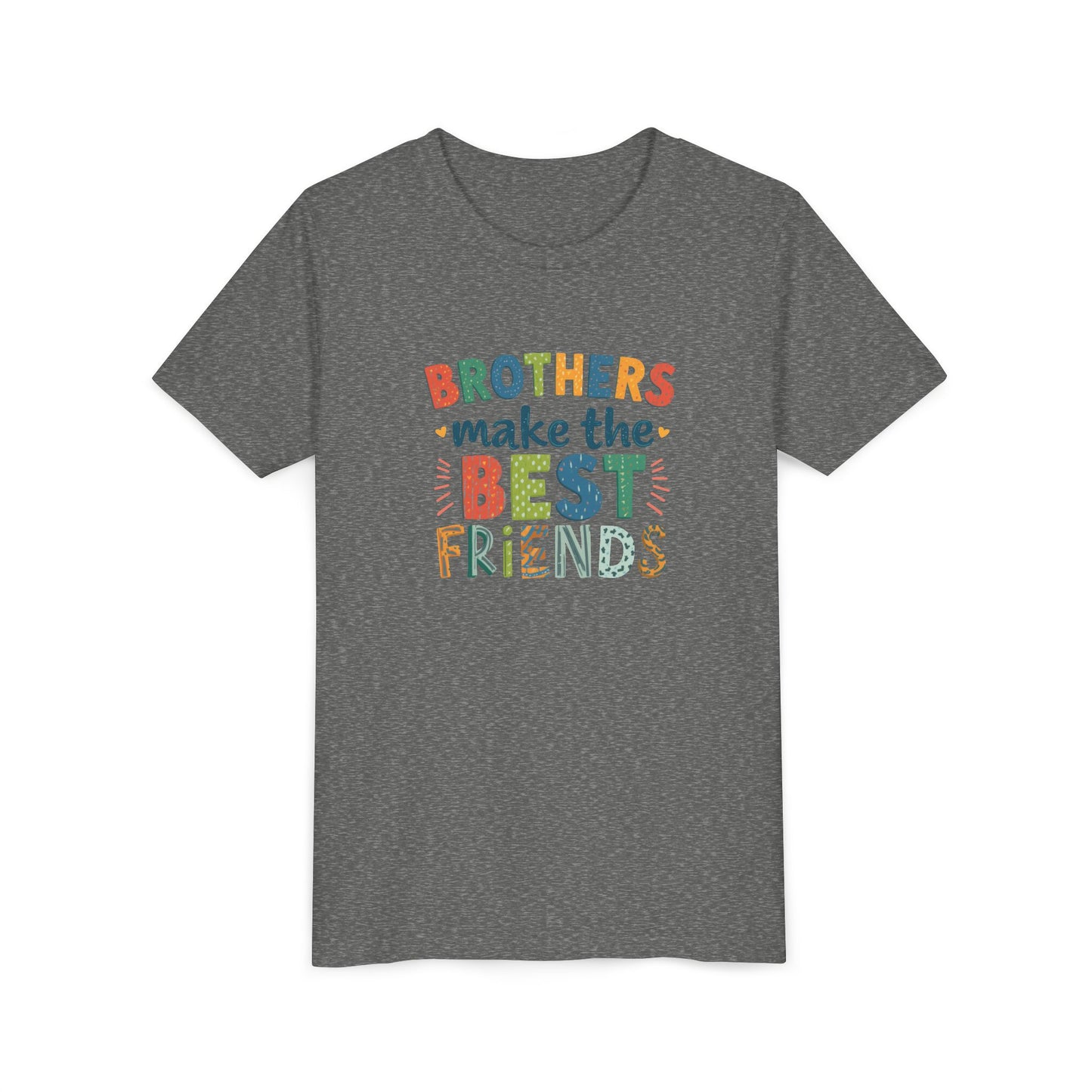 Youth Tee — "Brothers Make the Best Friends" Colorful Kids T‑Shirt