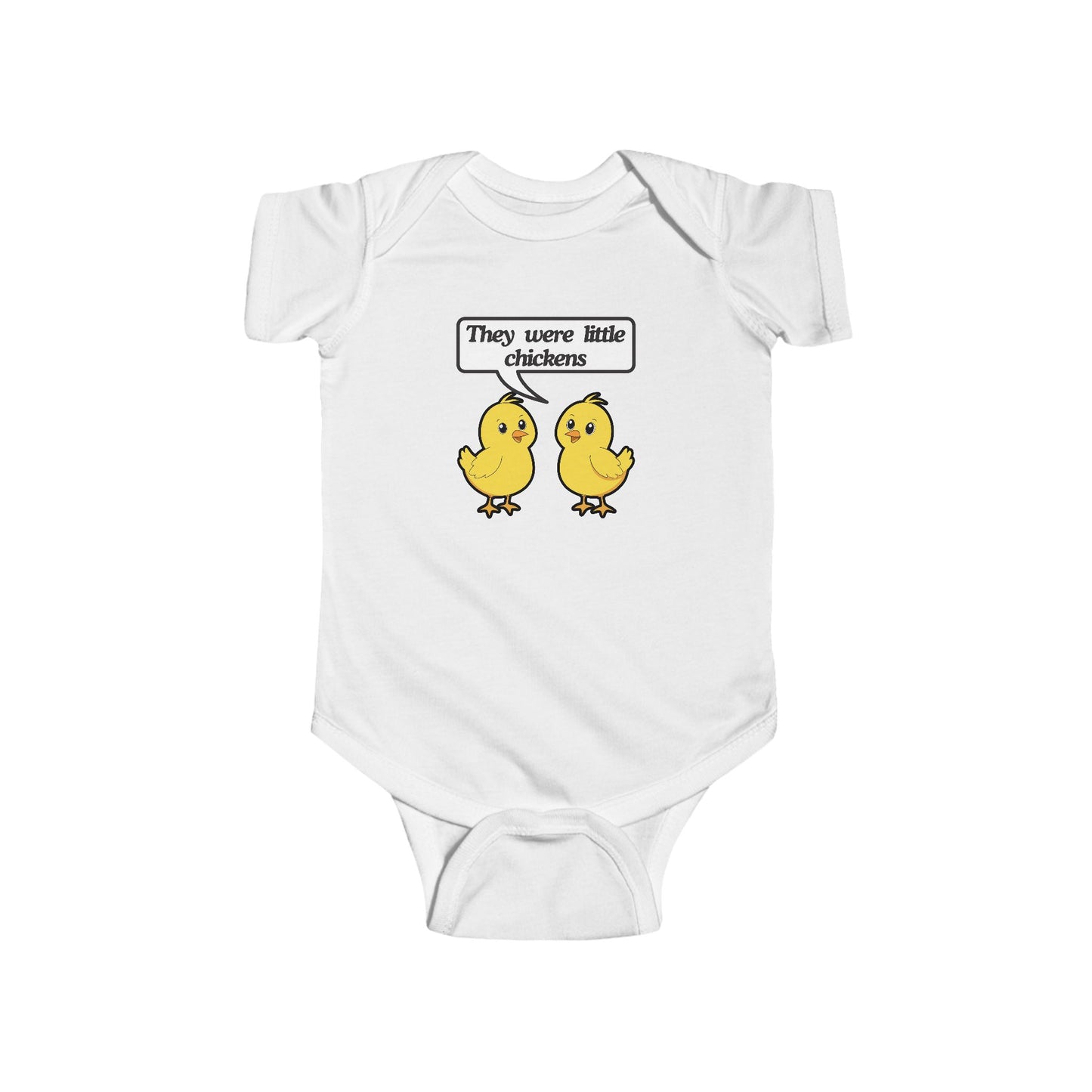 Twin Easter Bodysuit Set “They Were Little Chickens”