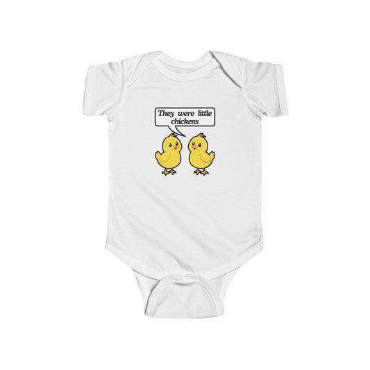 Twin Easter Bodysuit Set “They Were Little Chickens”