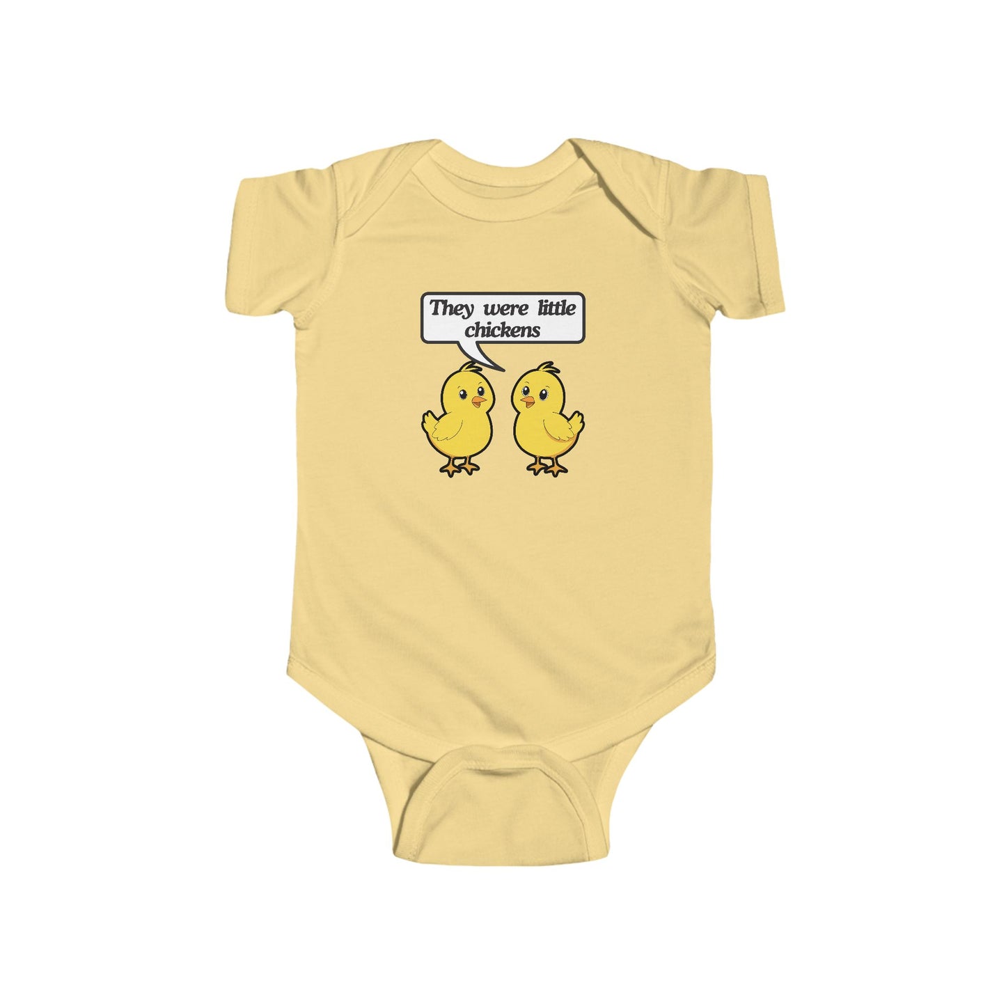 Twin Easter Bodysuit Set “They Were Little Chickens”