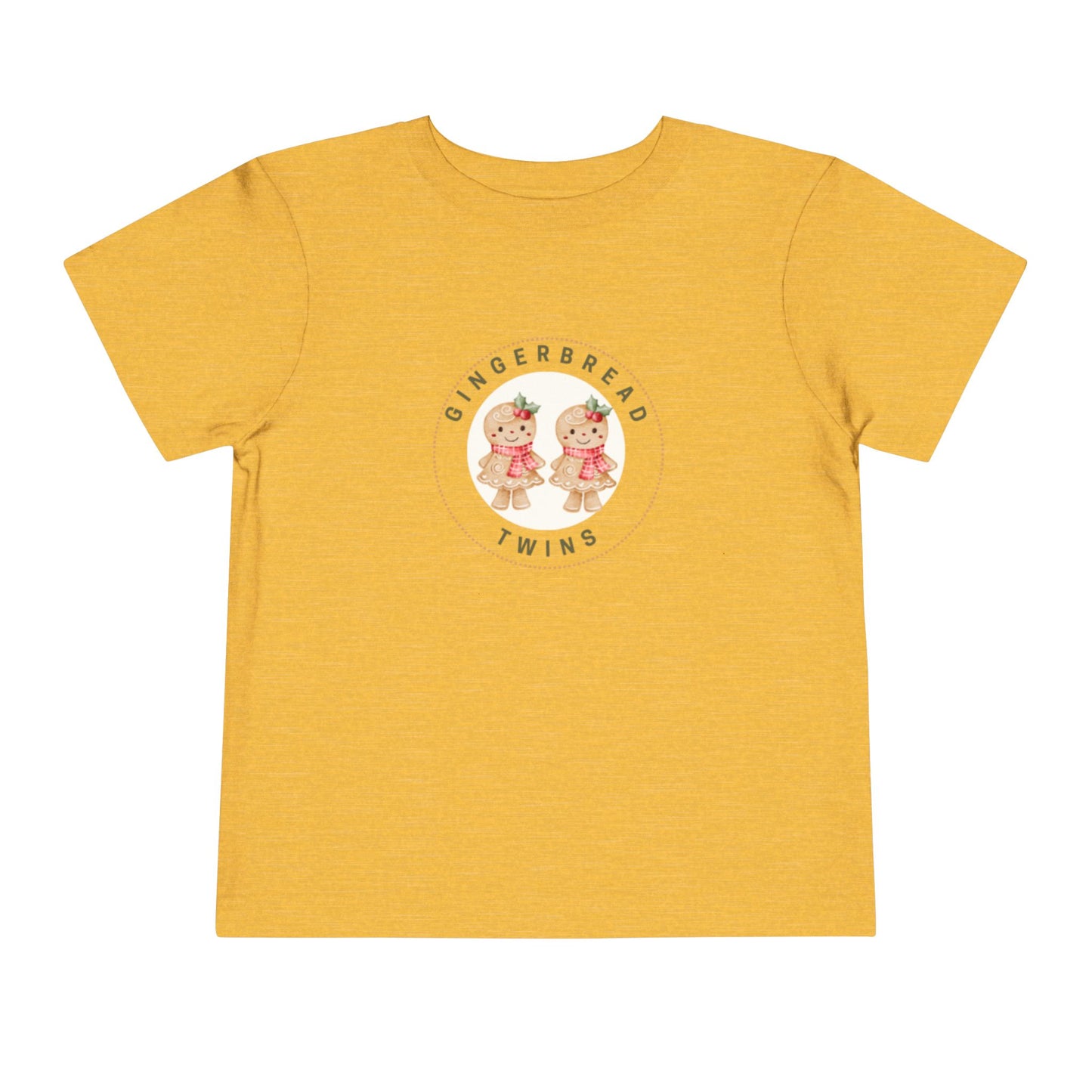 Gingerbread Twin Girls Toddler Tee