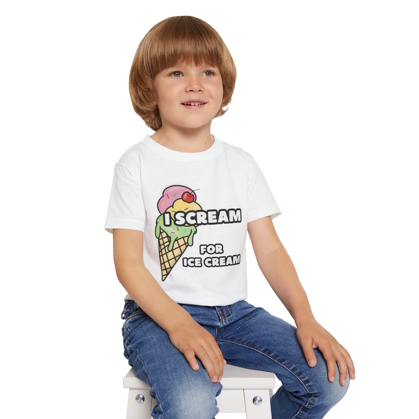 Summer Twin Toddler T-Shirt - I SCREAM FOR ICE CREAM