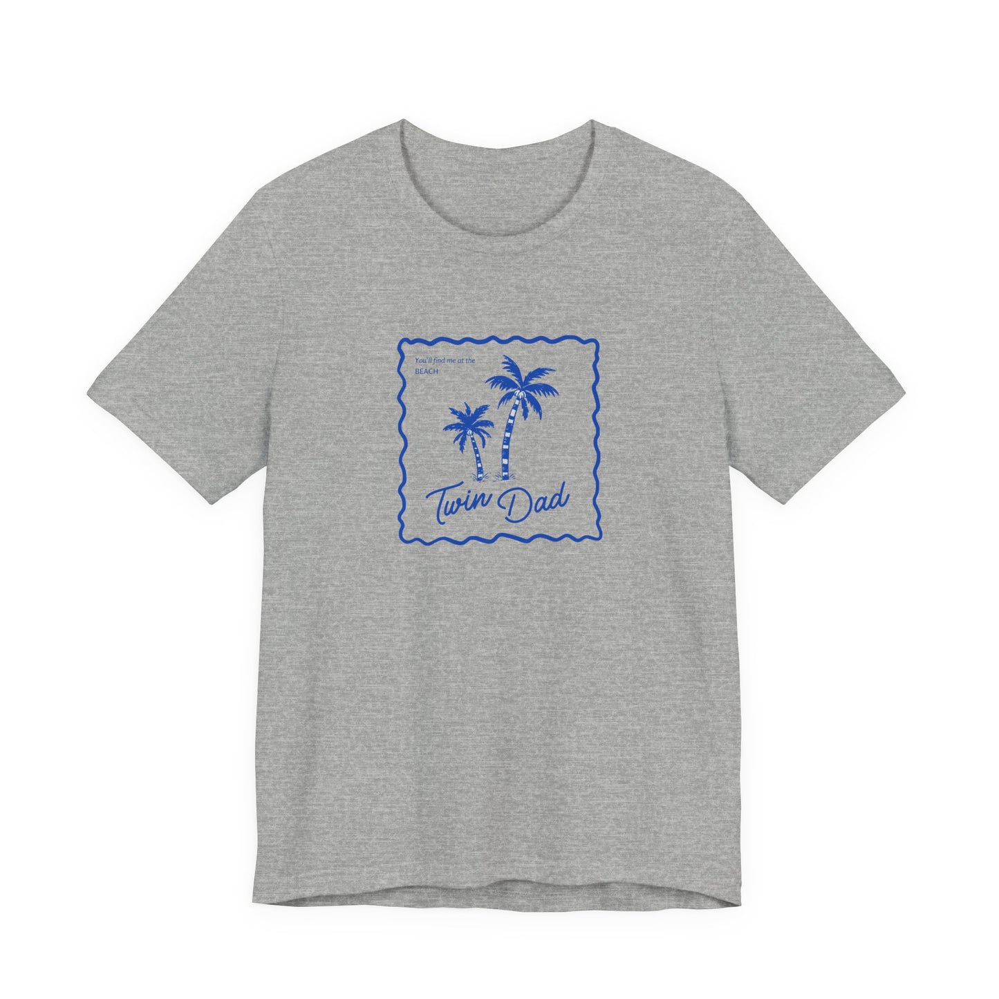 Twin Dad- Palm Tree Tee — Casual Beach Shirt