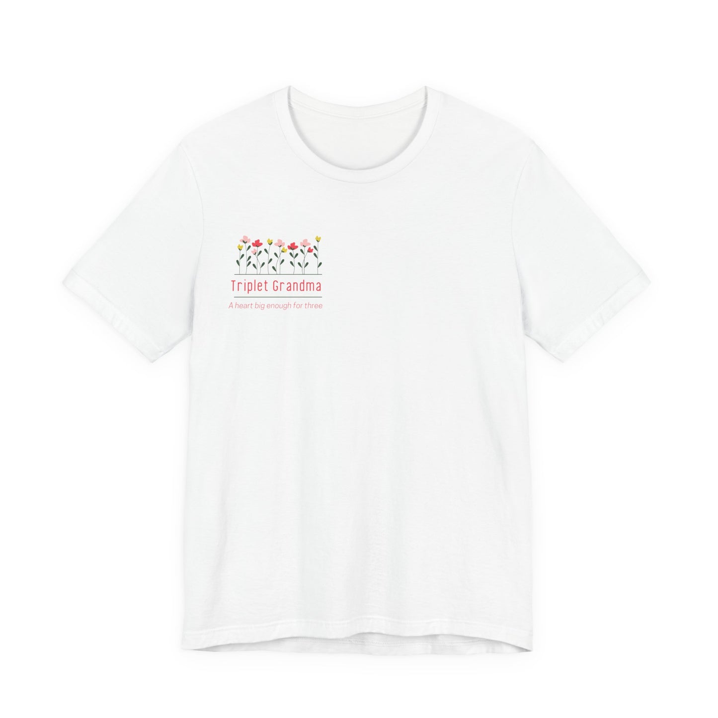Triplet Grandma- Floral T-Shirt