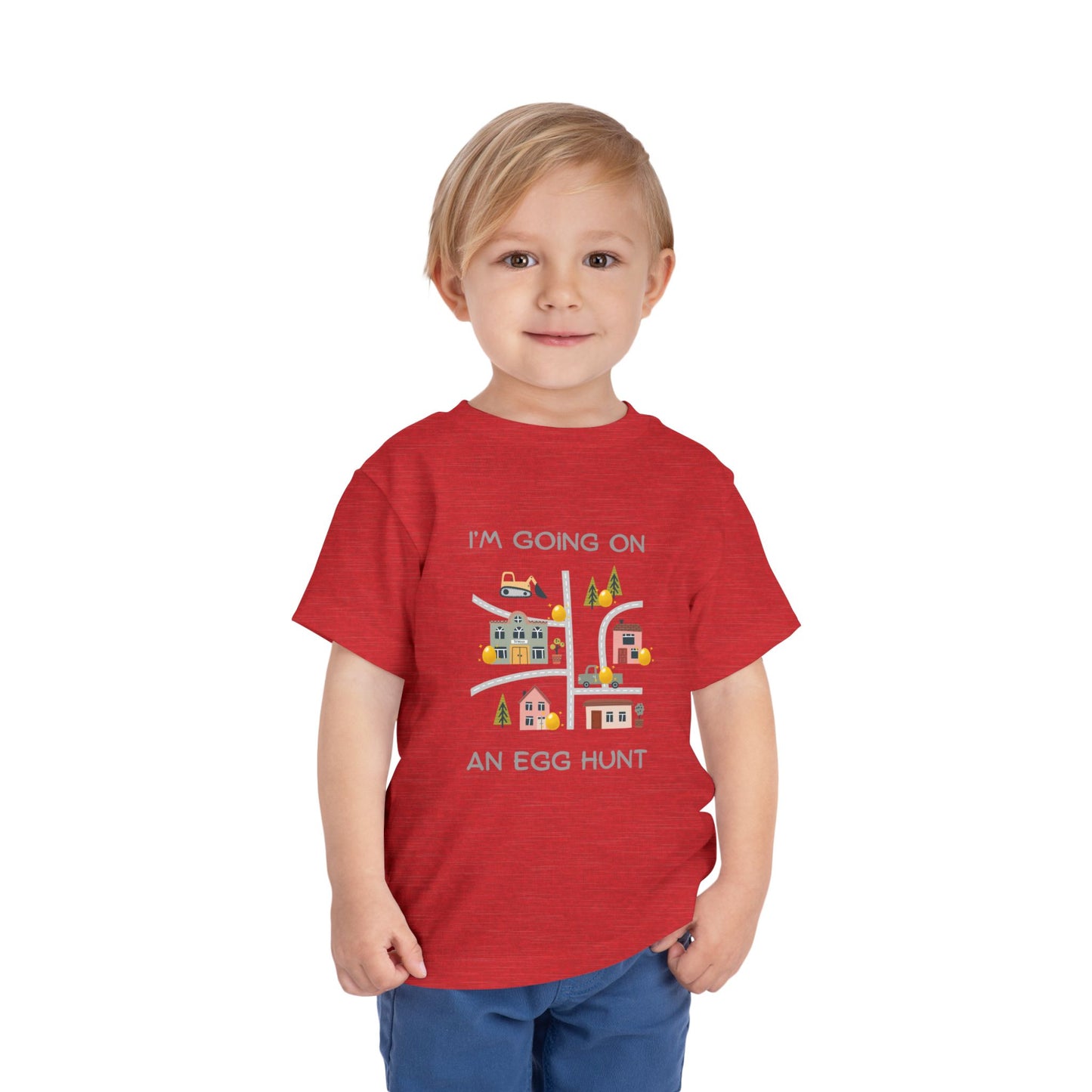 Toddler Tee — "I'm Going On An Egg Hunt" Easter Shirt