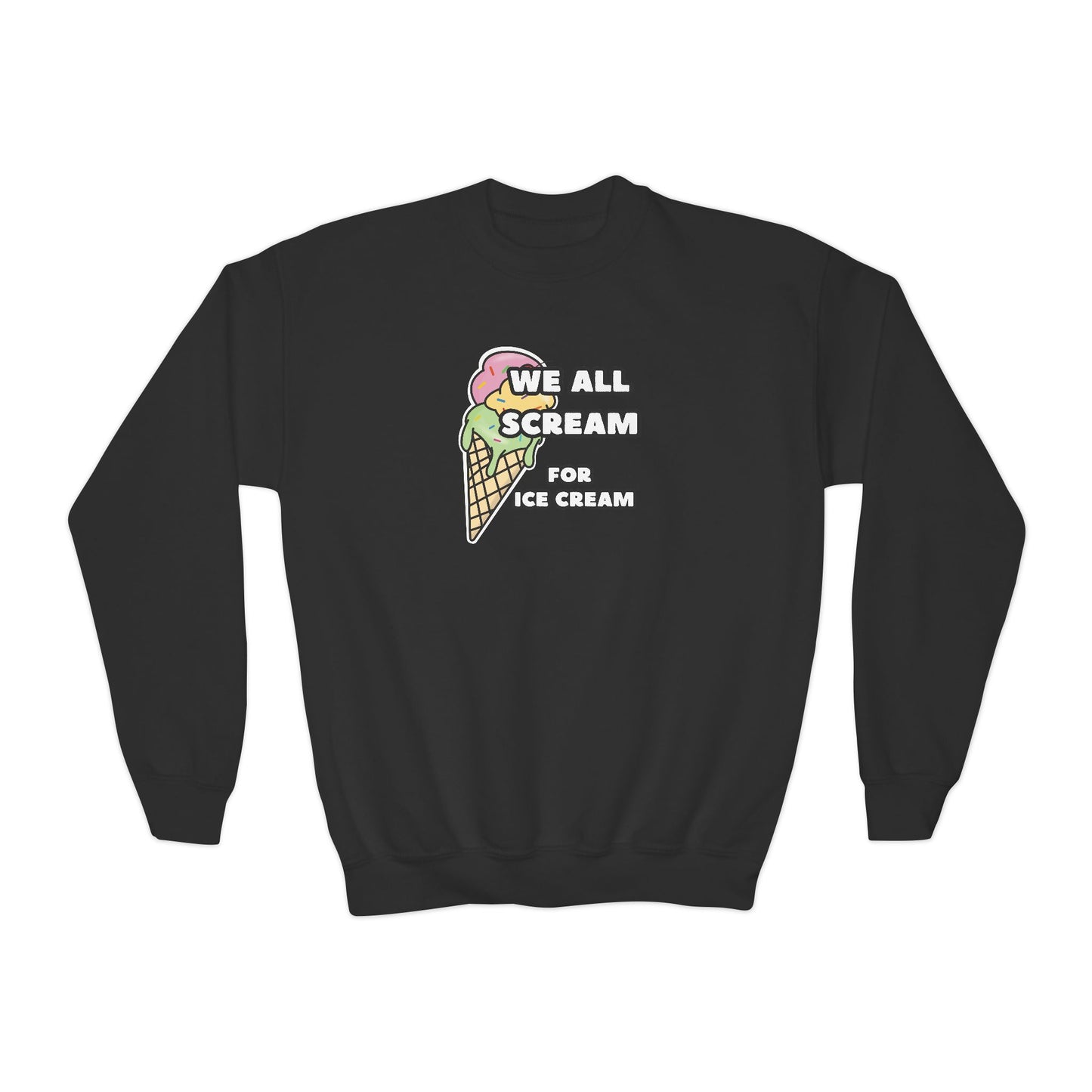 Mix and Match- 'We all Scream for Ice Cream' Fun Sweaters for kids, Ice Cream Lovers, Summer Vibes Clothing