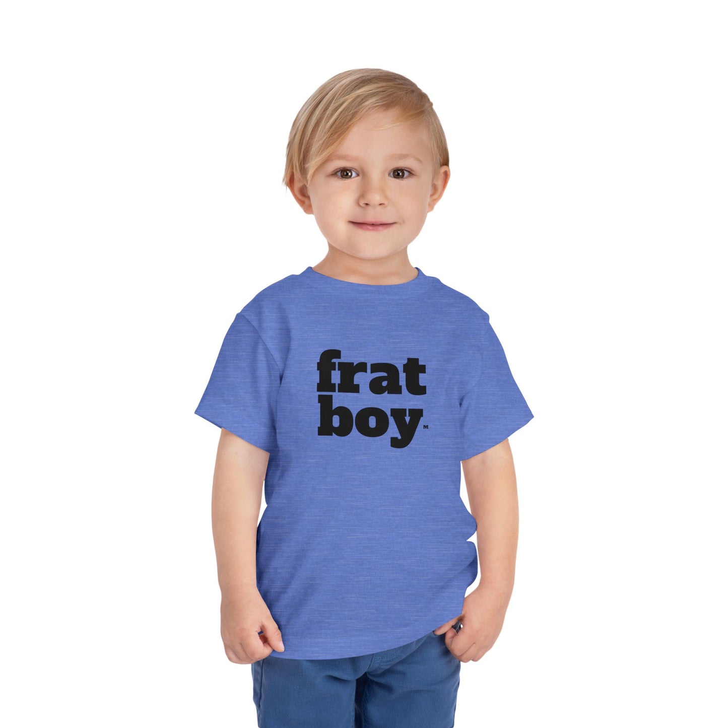 Fraternal Twin- Frat Boy -Toddler Tee — "frat boy" Front & "Time to Party" Back Graphic