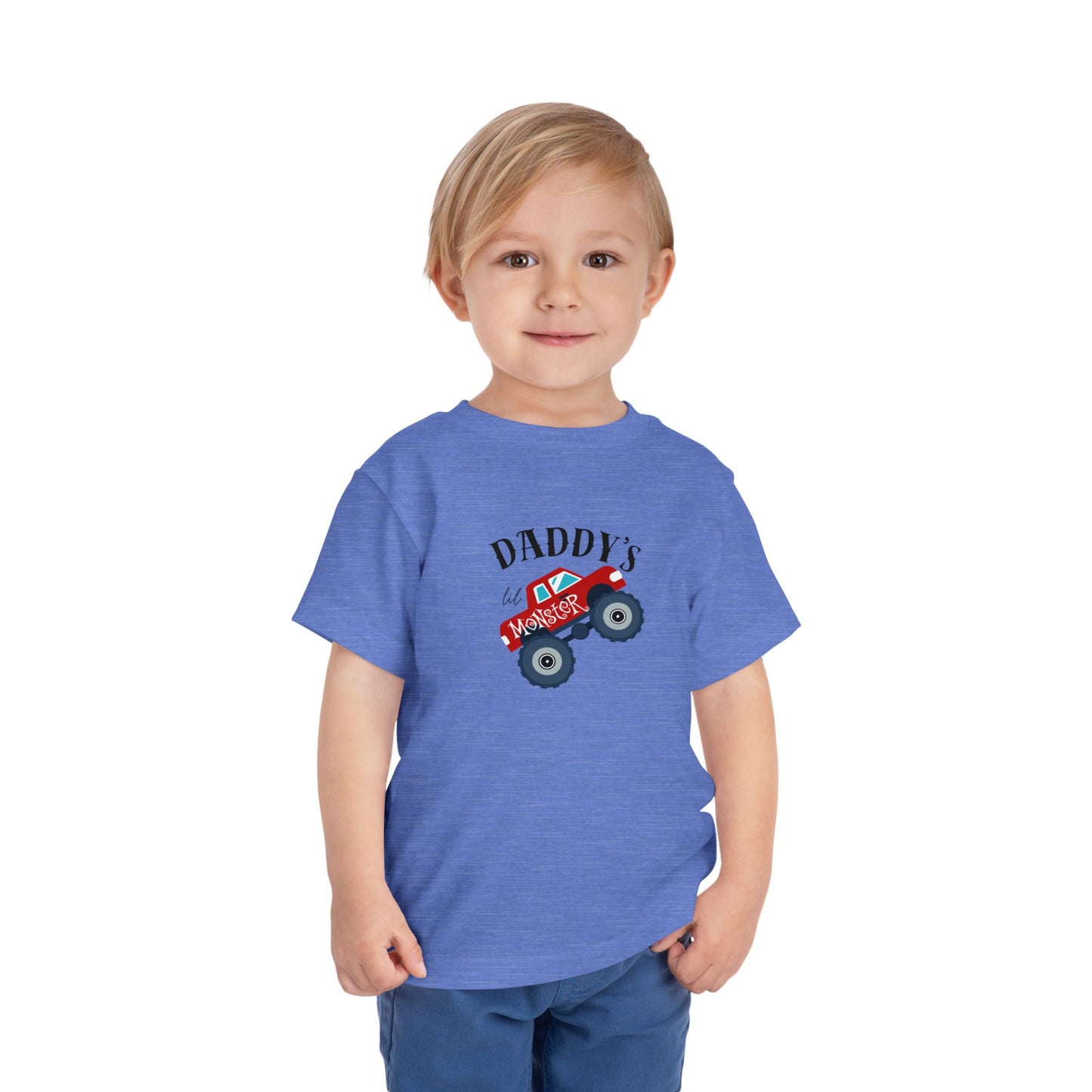 Toddler Tee — "Daddy's Monster Truck" Graphic Shirt