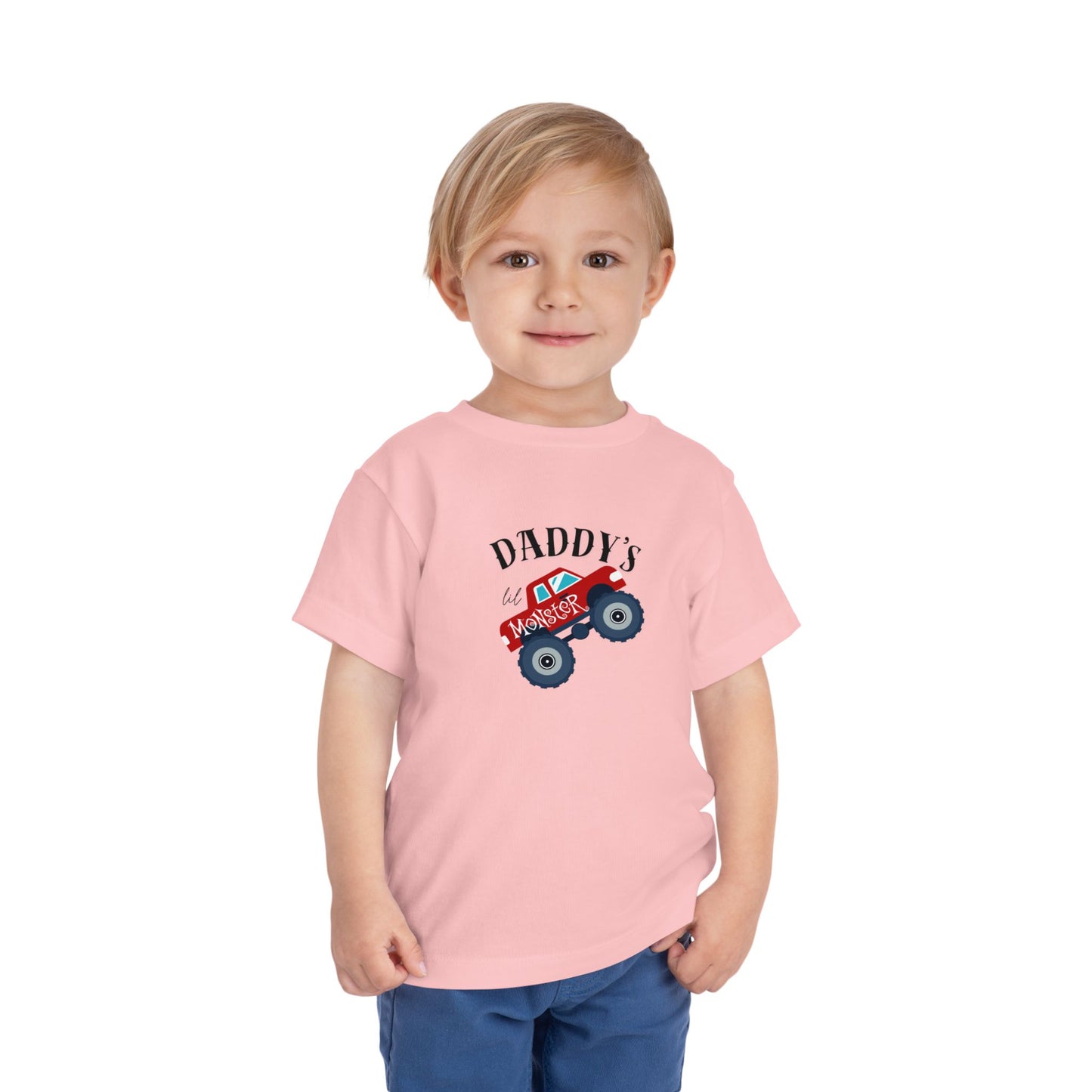 Toddler Tee — "Daddy's Monster Truck" Graphic Shirt
