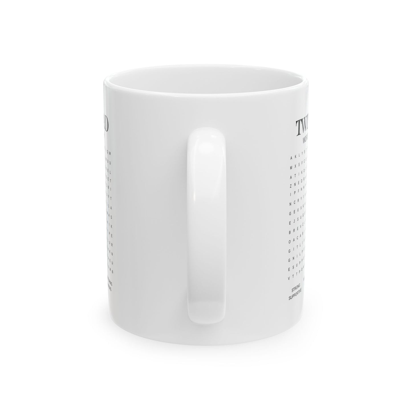 Twin Dad Word Search Ceramic Mug – Funny Puzzle Gift (11oz & 15oz)