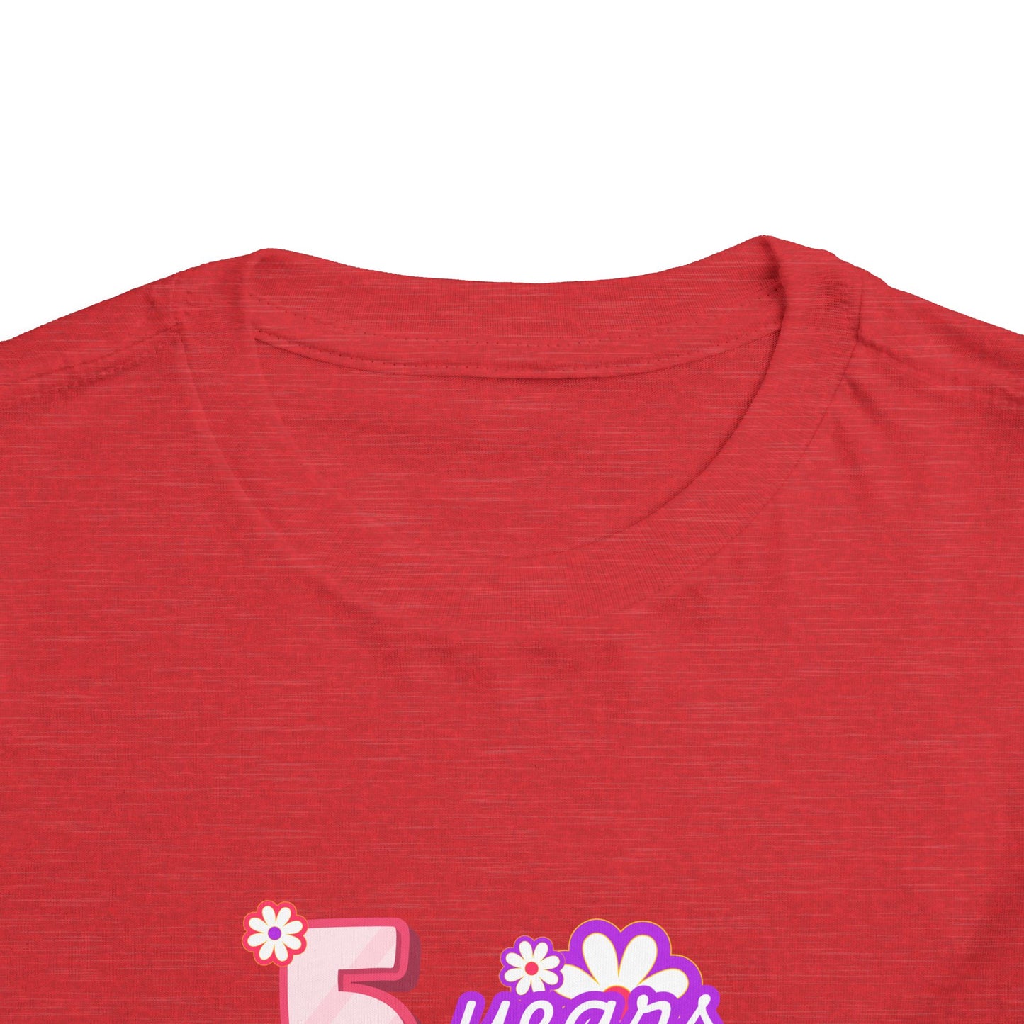 5th Birthday Tee — "5 Years of Awesomeness" Birthday Shirt (Girls)