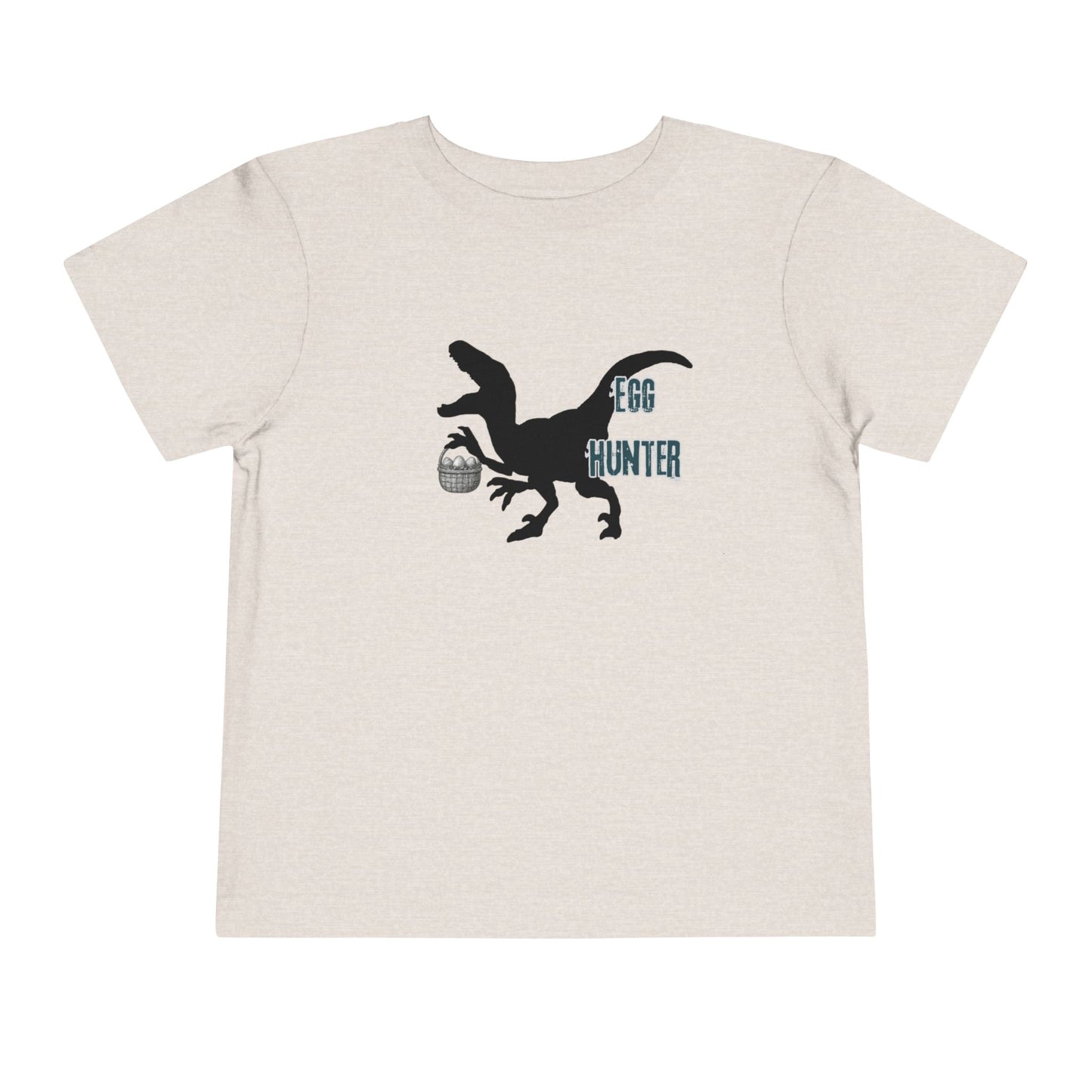 kids 2-5 years Tee — "Egg Hunter" Dinosaur Easter Shirt