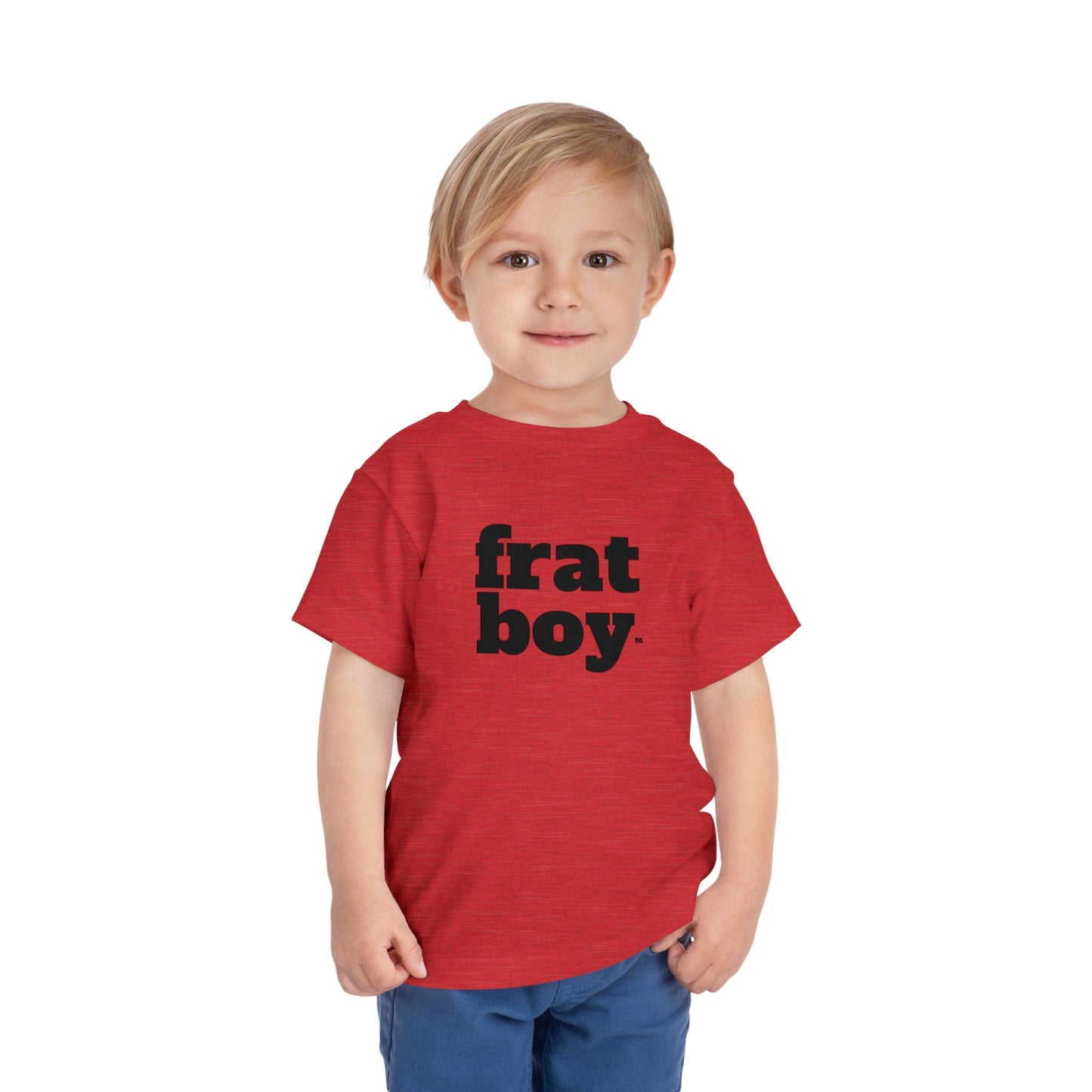 Fraternal Twin- Frat Boy -Toddler Tee — "frat boy" Front & "Time to Party" Back Graphic