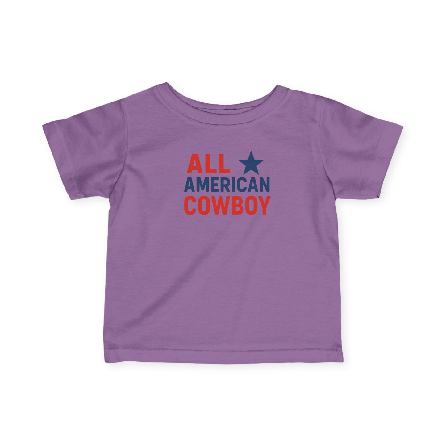 "All American Cowboy" Patriotic Baby T-Shirt (6-24 months)