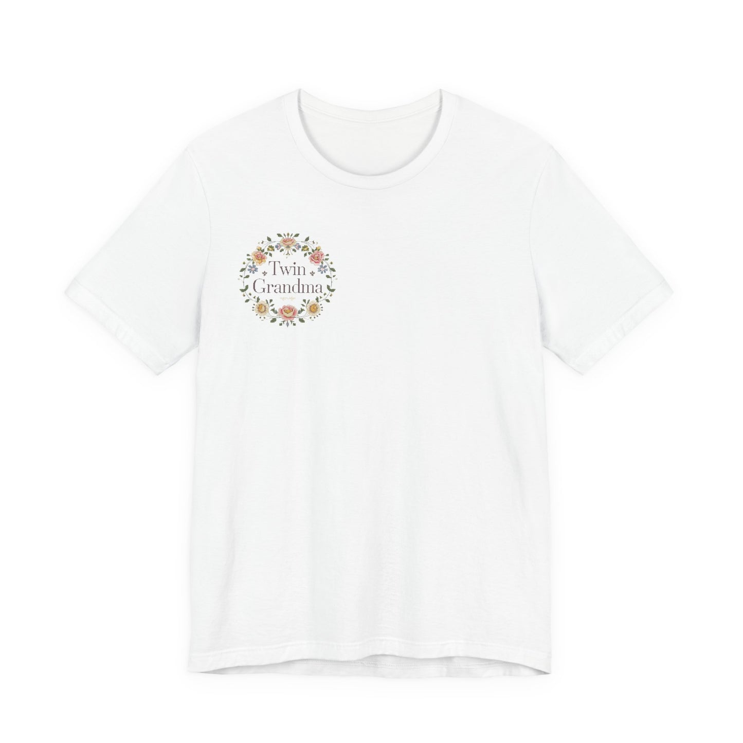 Twin Grandma Floral Tee — Vintage Flower T-Shirt