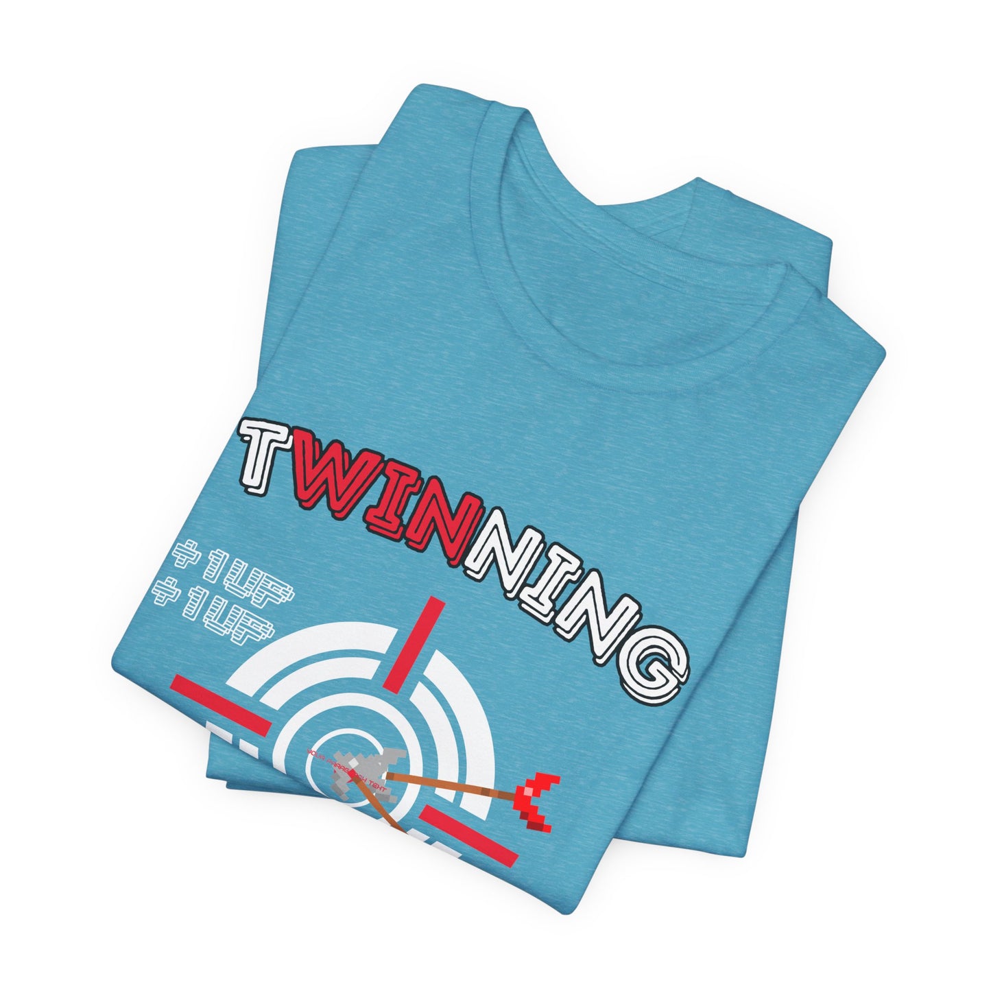 Twin Dad Tee — Retro Arcade Gamer T-Shirt