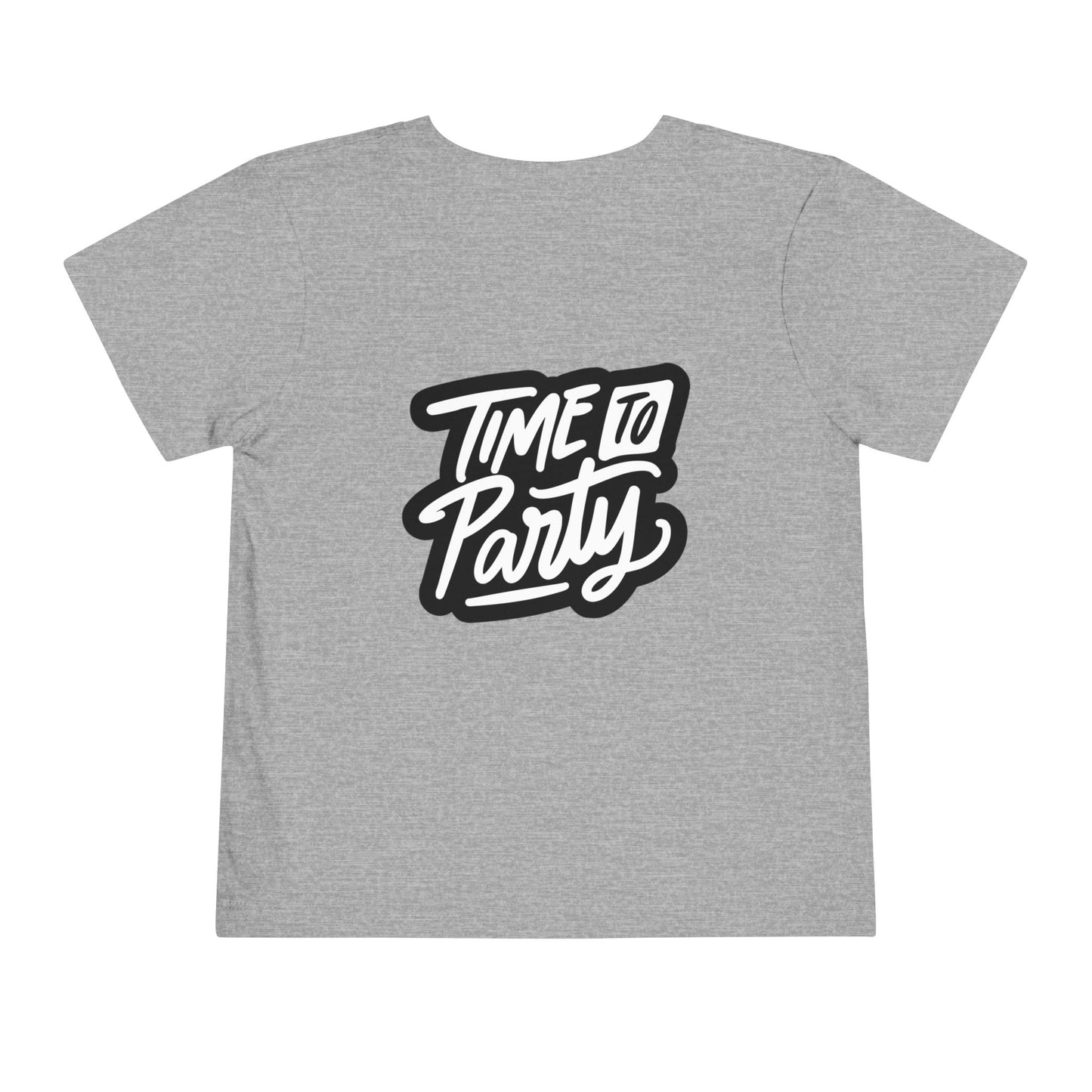 Fraternal Twin- Frat Boy -Toddler Tee — "frat boy" Front & "Time to Party" Back Graphic