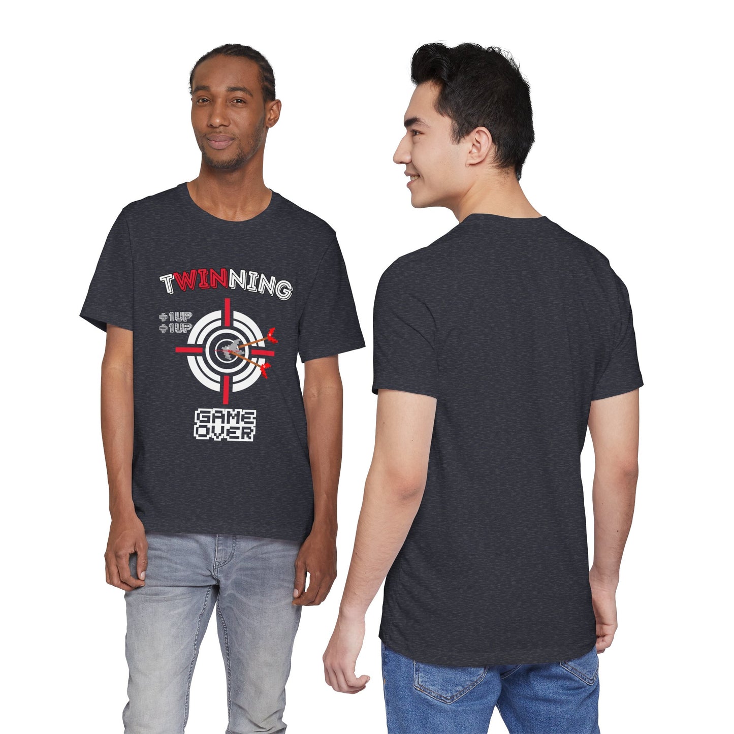 Twin Dad Tee — Retro Arcade Gamer T-Shirt