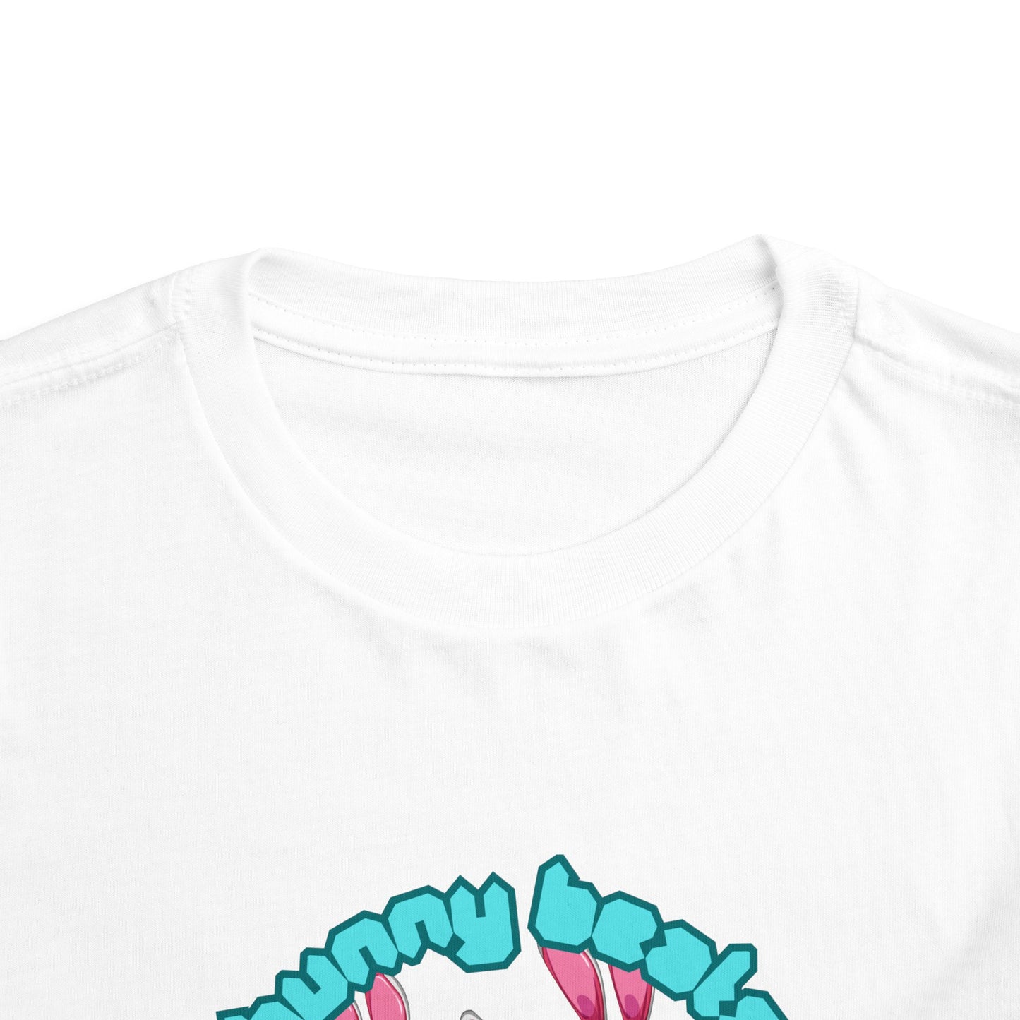 Kids 2-5 years K-Pop Anime Easter Tee - "bunny beats and demon feats" slogan