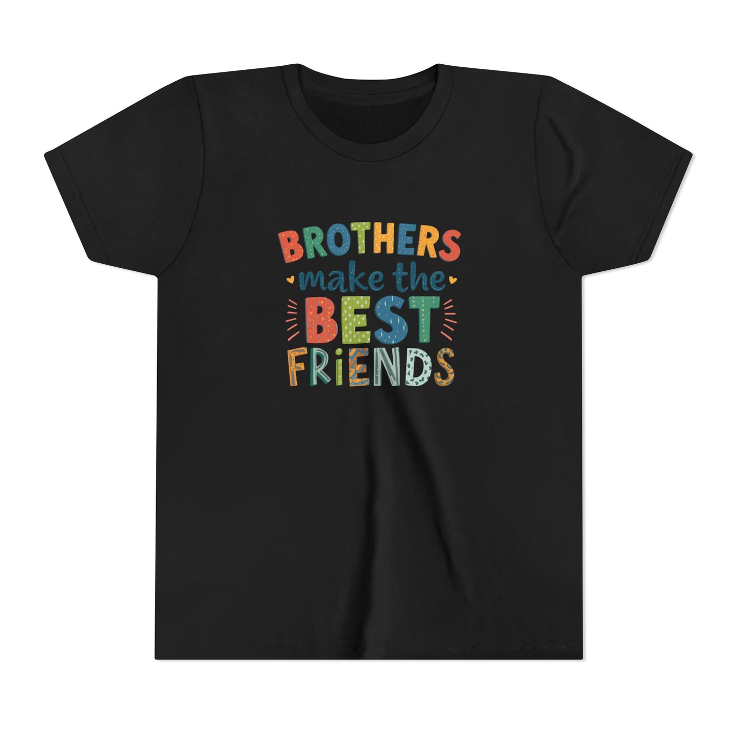 Youth Tee — "Brothers Make the Best Friends" Colorful Kids T‑Shirt