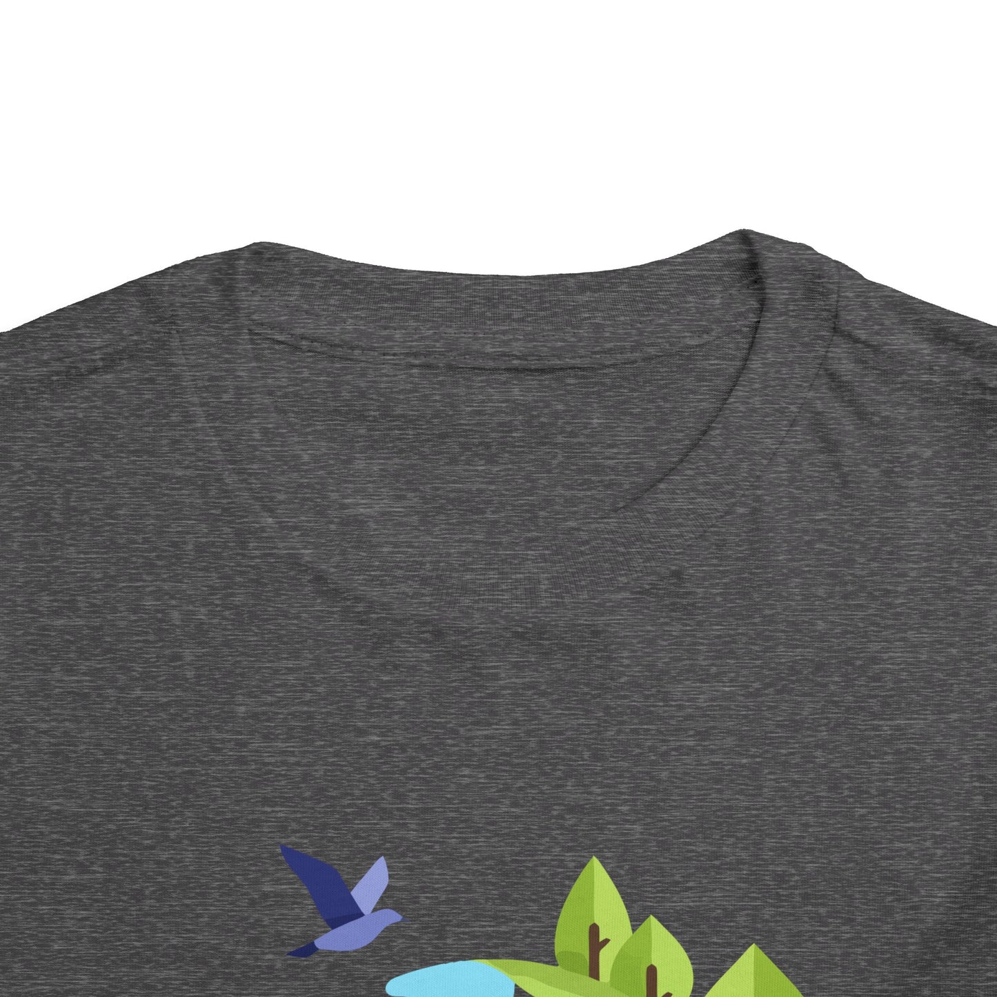 Toddler Tee - "Save the Ocean" Eco Wildlife Graphic