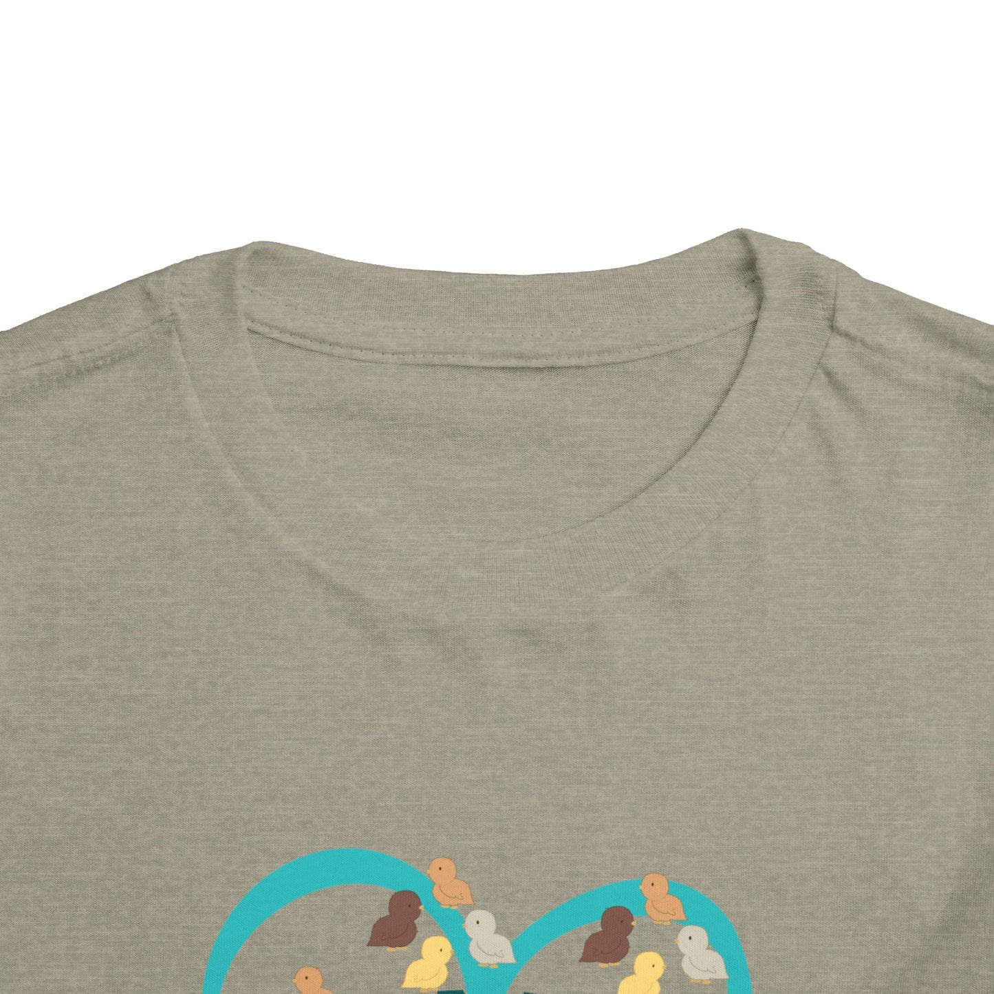 Toddler Easter Tee — "Chicks Love Me" Joke Heart Chick Pattern Shirt for boys