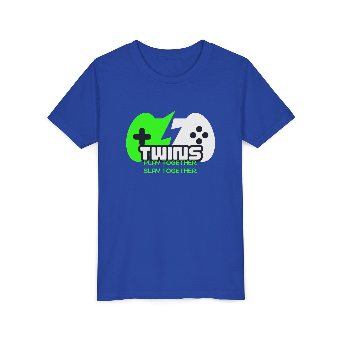 Teen Twins Gaming Tee — "Twins: Play Together, Slay Together"