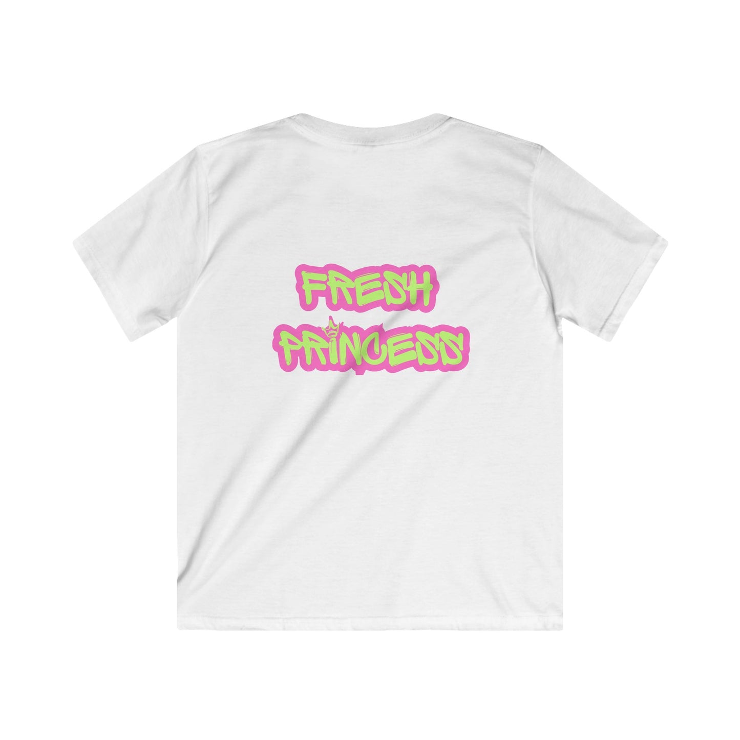 Kids 90's "Fresh Princess" Retro Graffiti Twin Girl Shirt