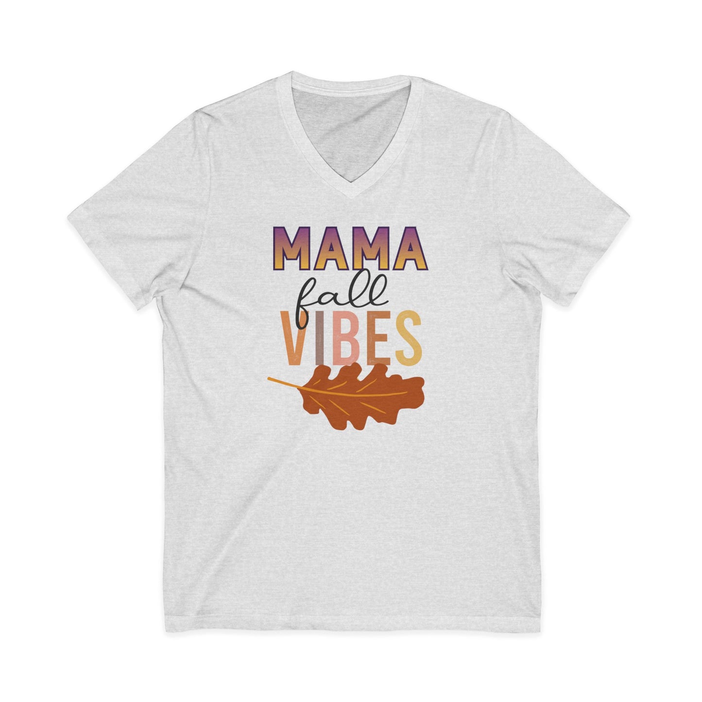 Mama Fall Vibes V-Neck Tee