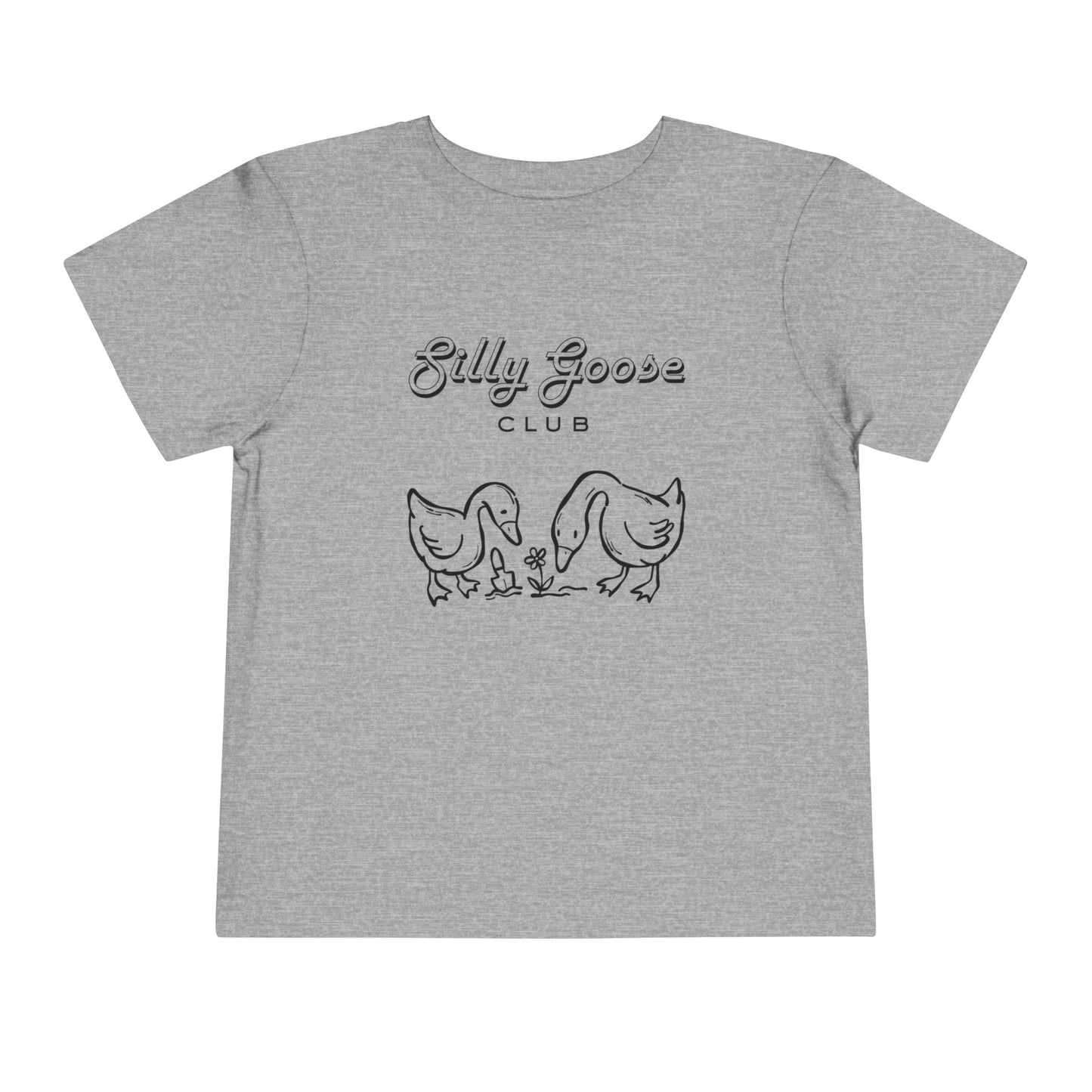Toddler Tee — "Silly Goose Club" Cute Goose Family Shirt