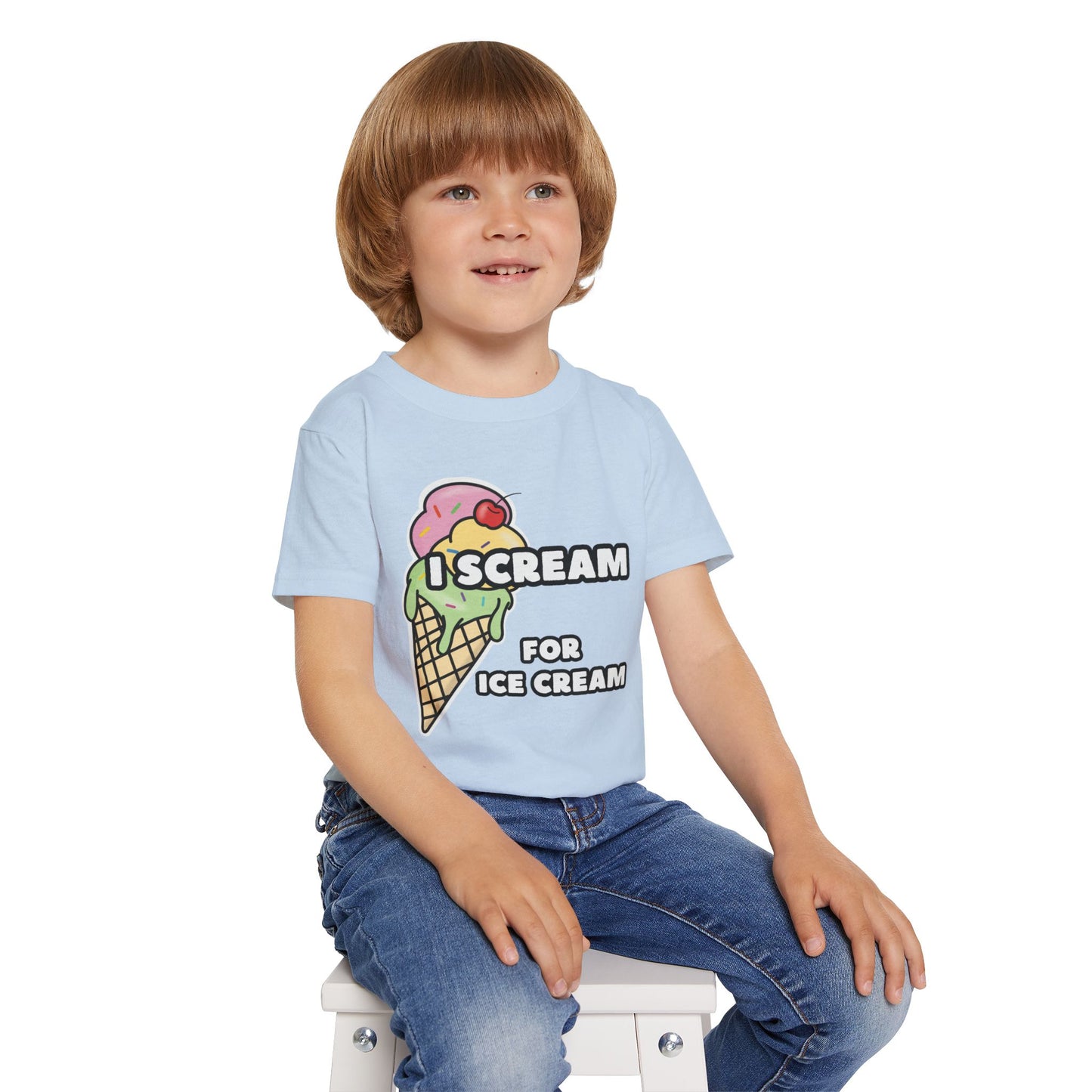 Summer Twin Toddler T-Shirt - I SCREAM FOR ICE CREAM