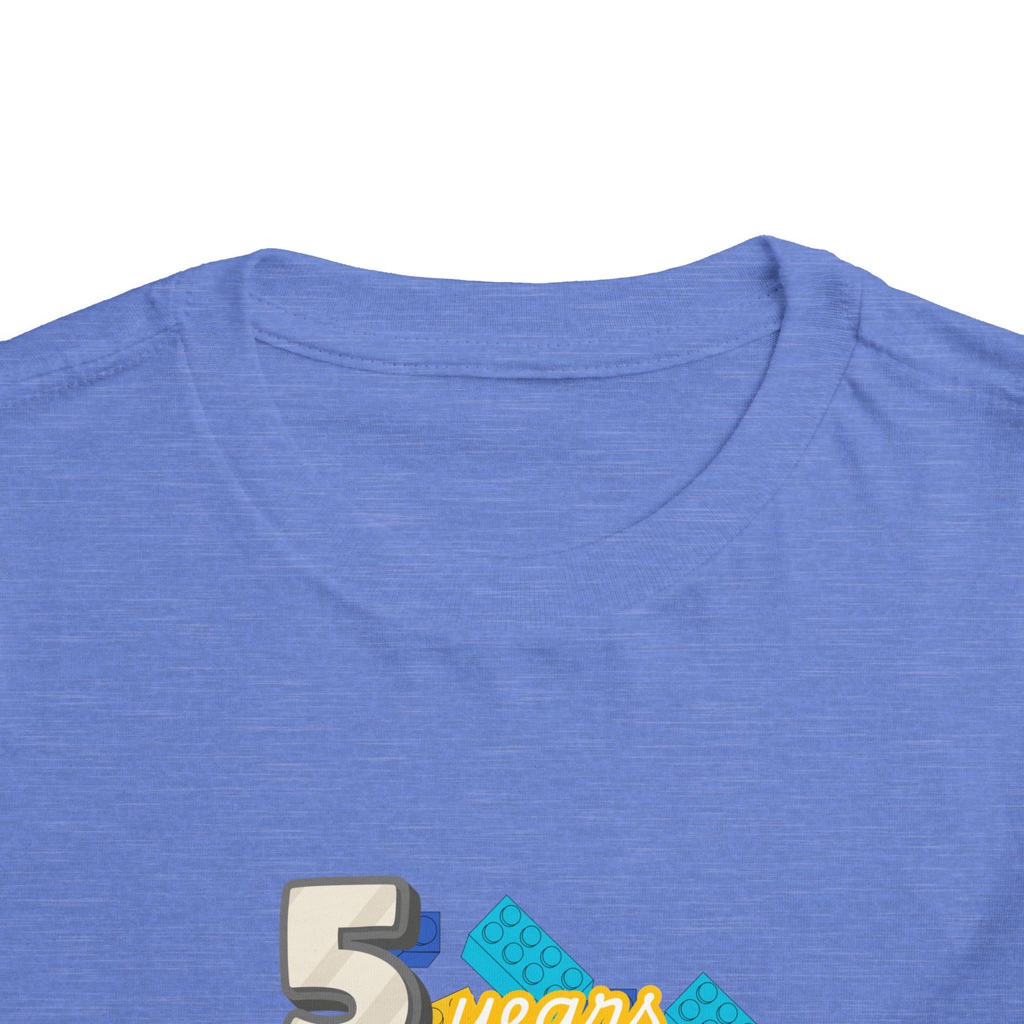 5 Years of Awesome-ness Lego Tee — Birthday Shirt for 5-Year-Olds