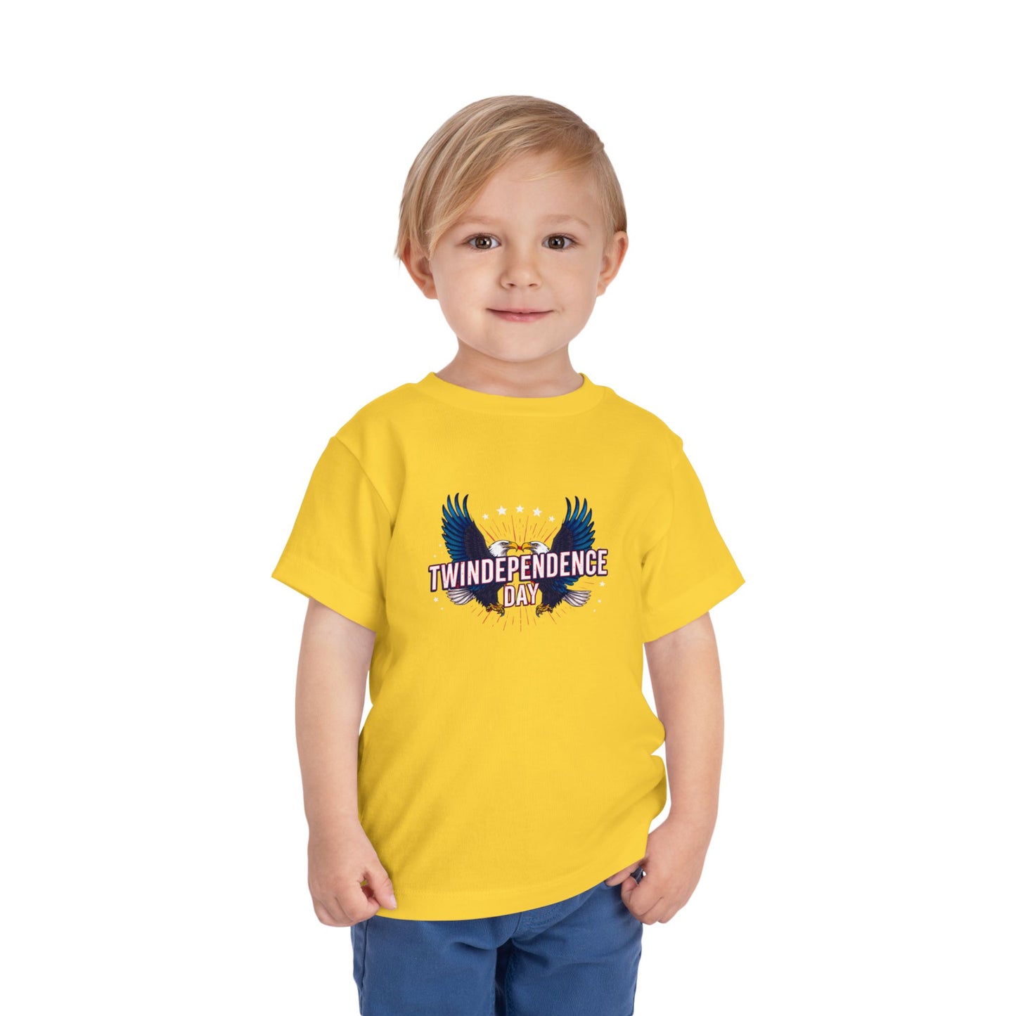 Toddler Tee - "Twindependence Day" Eagle Graphic 4th of July Shirt