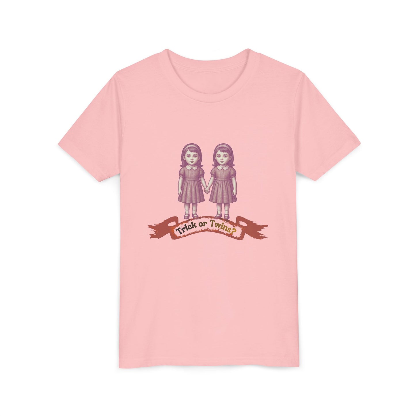 Horror Movie (The Shinning) — “Trick or Twins” Halloween Ghost -Twin Teen Girl Graphic
