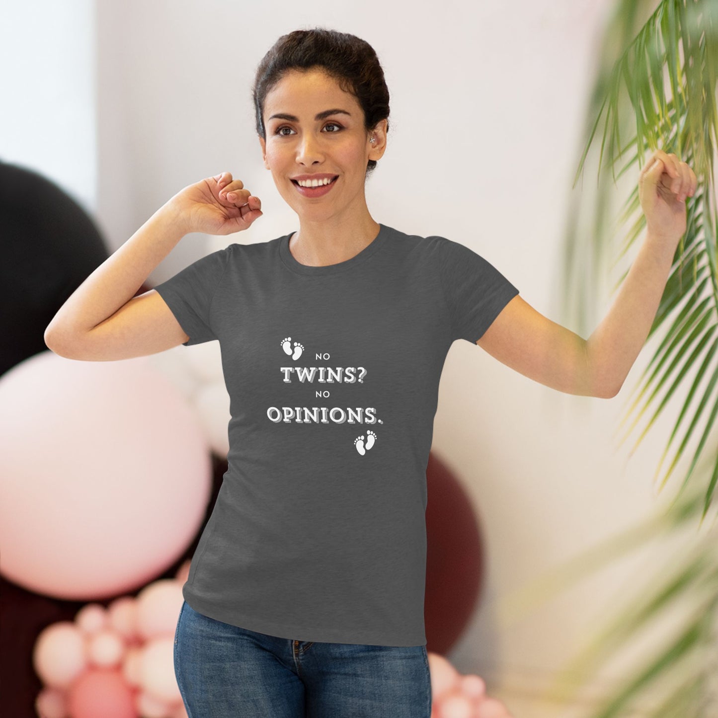 No Twins? No Opinion. Women's Triblend Tee. Twin Moms.