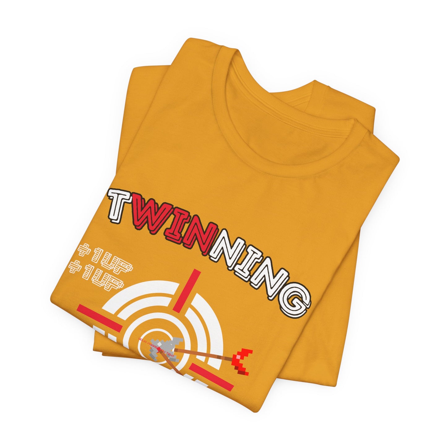 Twin Dad Tee — Retro Arcade Gamer T-Shirt