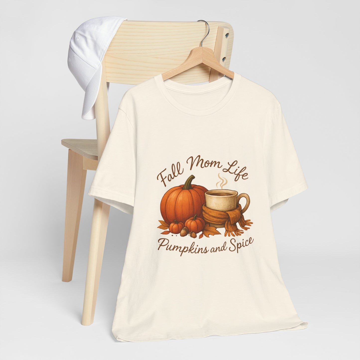 Fall Mom Life Curvy Womens Tee