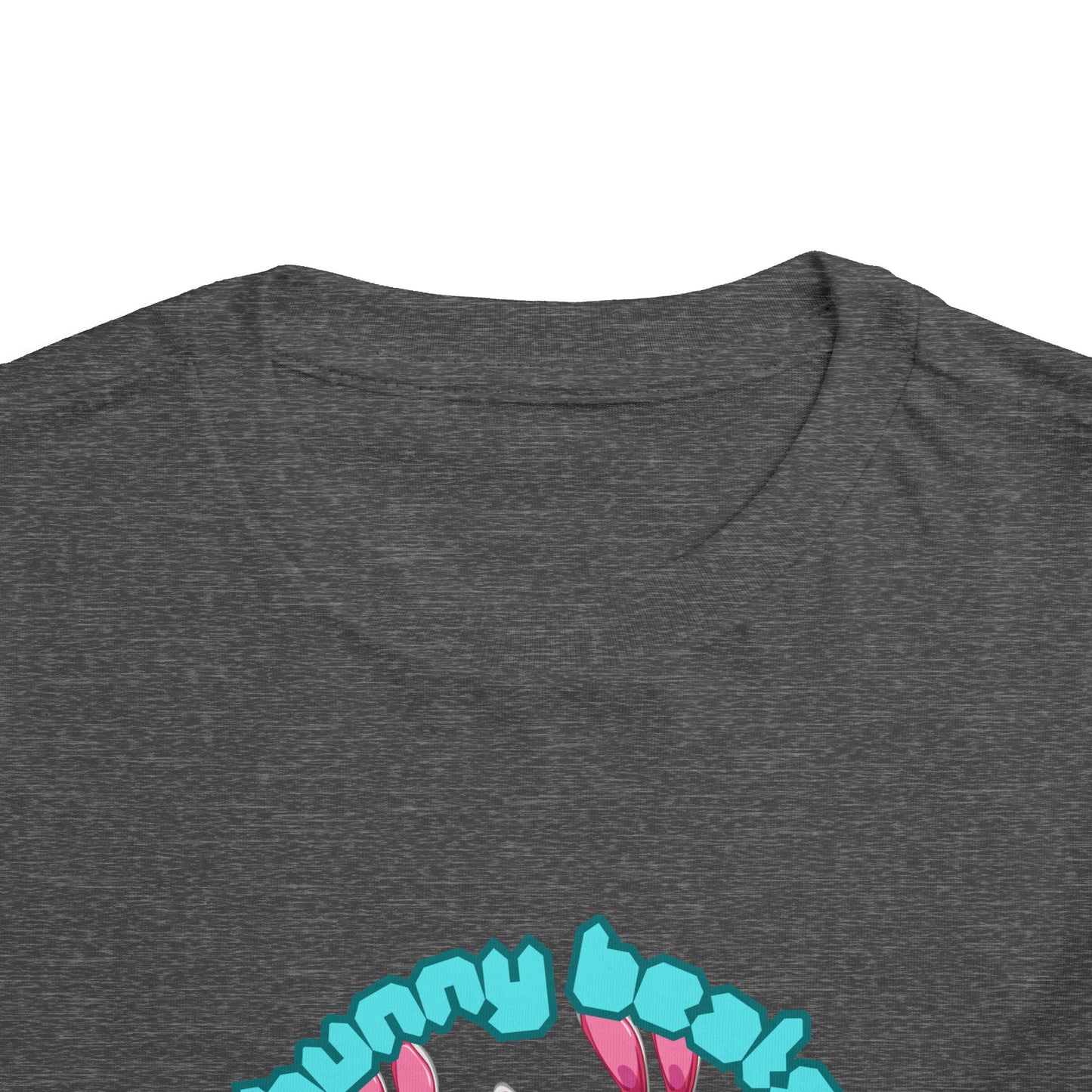 Kids 2-5 years K-Pop Anime Easter Tee - "bunny beats and demon feats" slogan