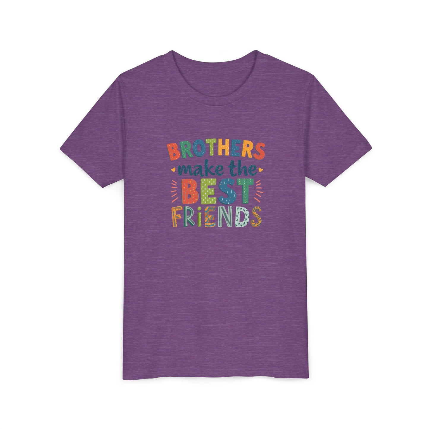 Youth Tee — "Brothers Make the Best Friends" Colorful Kids T‑Shirt