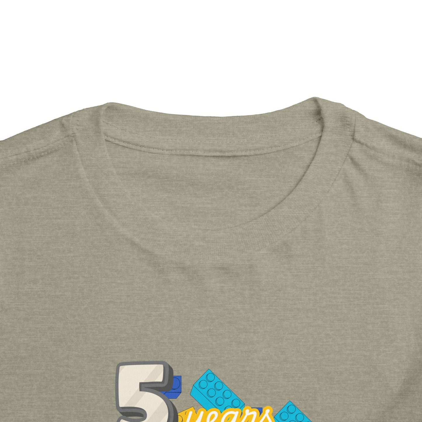 5 Years of Awesome-ness Lego Tee — Birthday Shirt for 5-Year-Olds