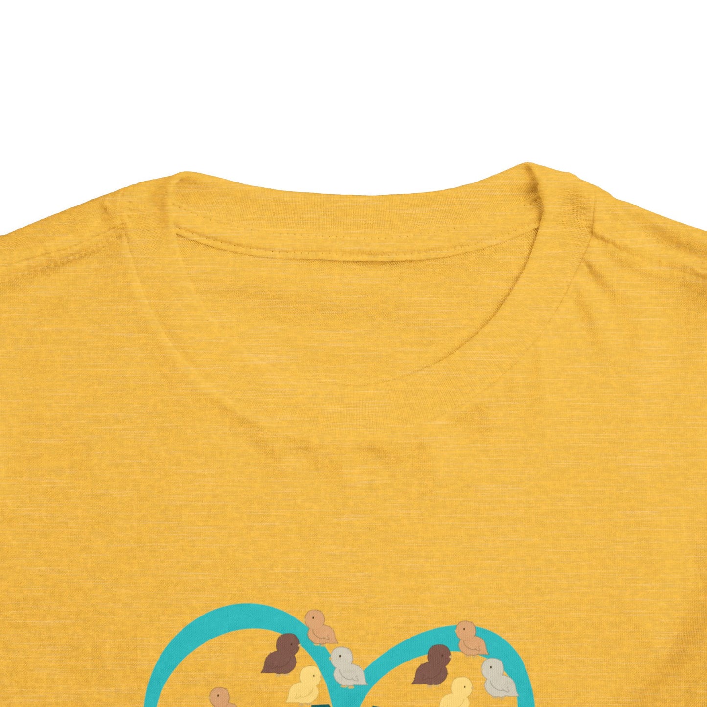 Toddler Easter Tee — "Chicks Love Me" Joke Heart Chick Pattern Shirt for boys