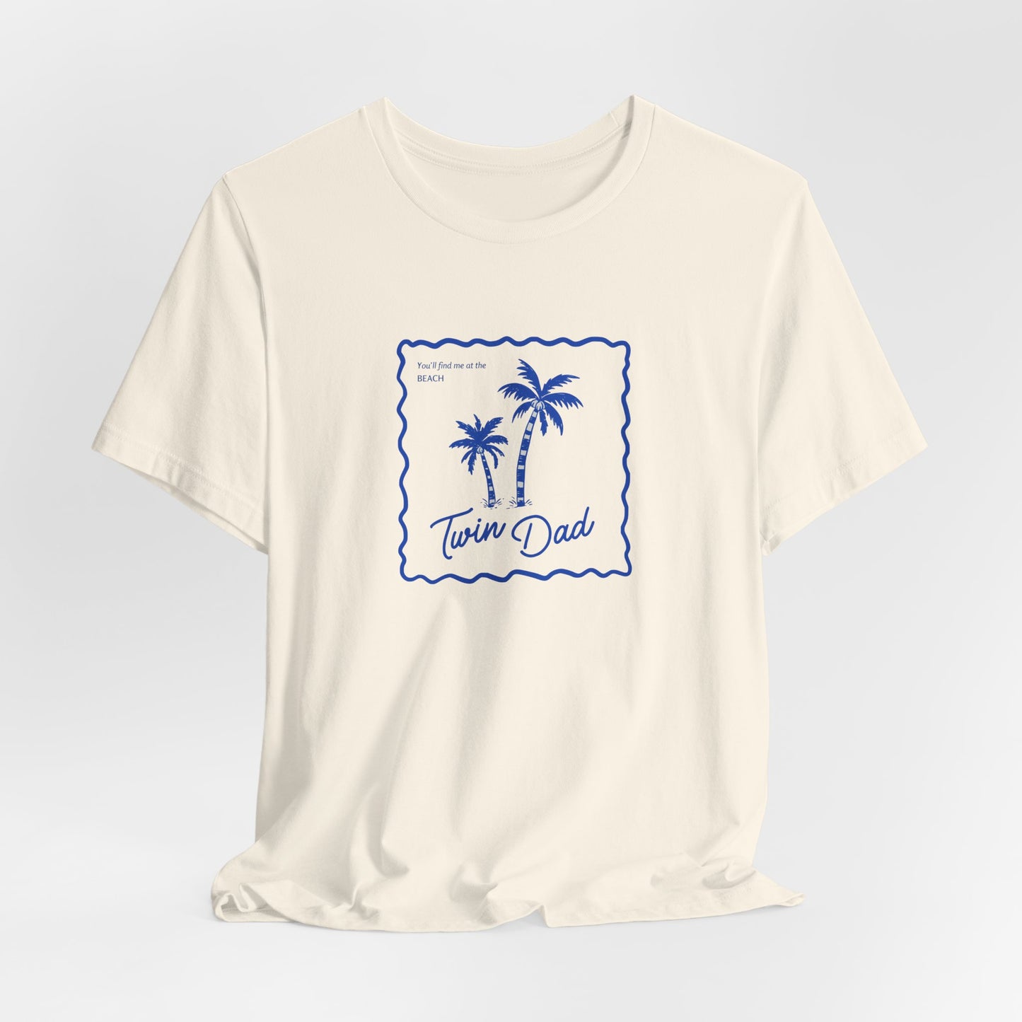 Twin Dad- Palm Tree Tee — Casual Beach Shirt