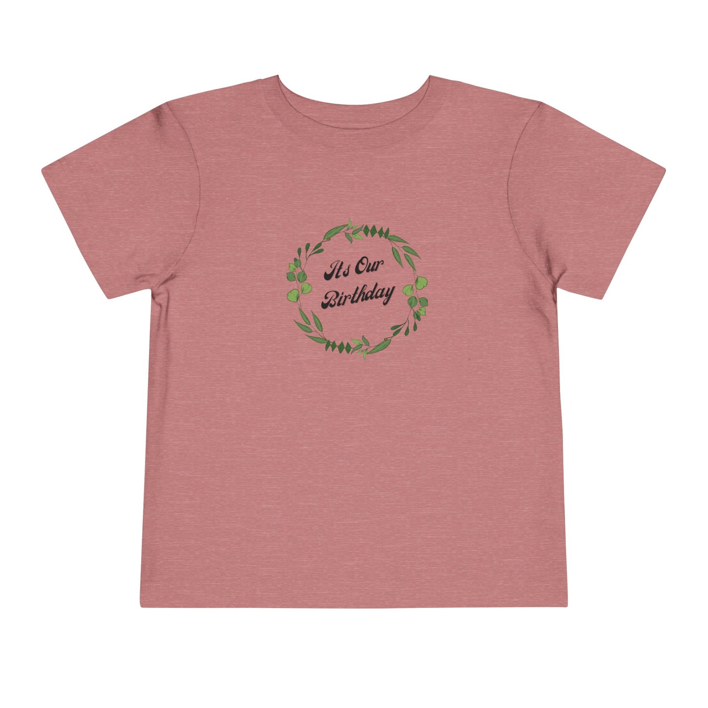 Birthday Twins Tee — "It’s Our Birthday" Nature Design for Kids aged 2-5 Years